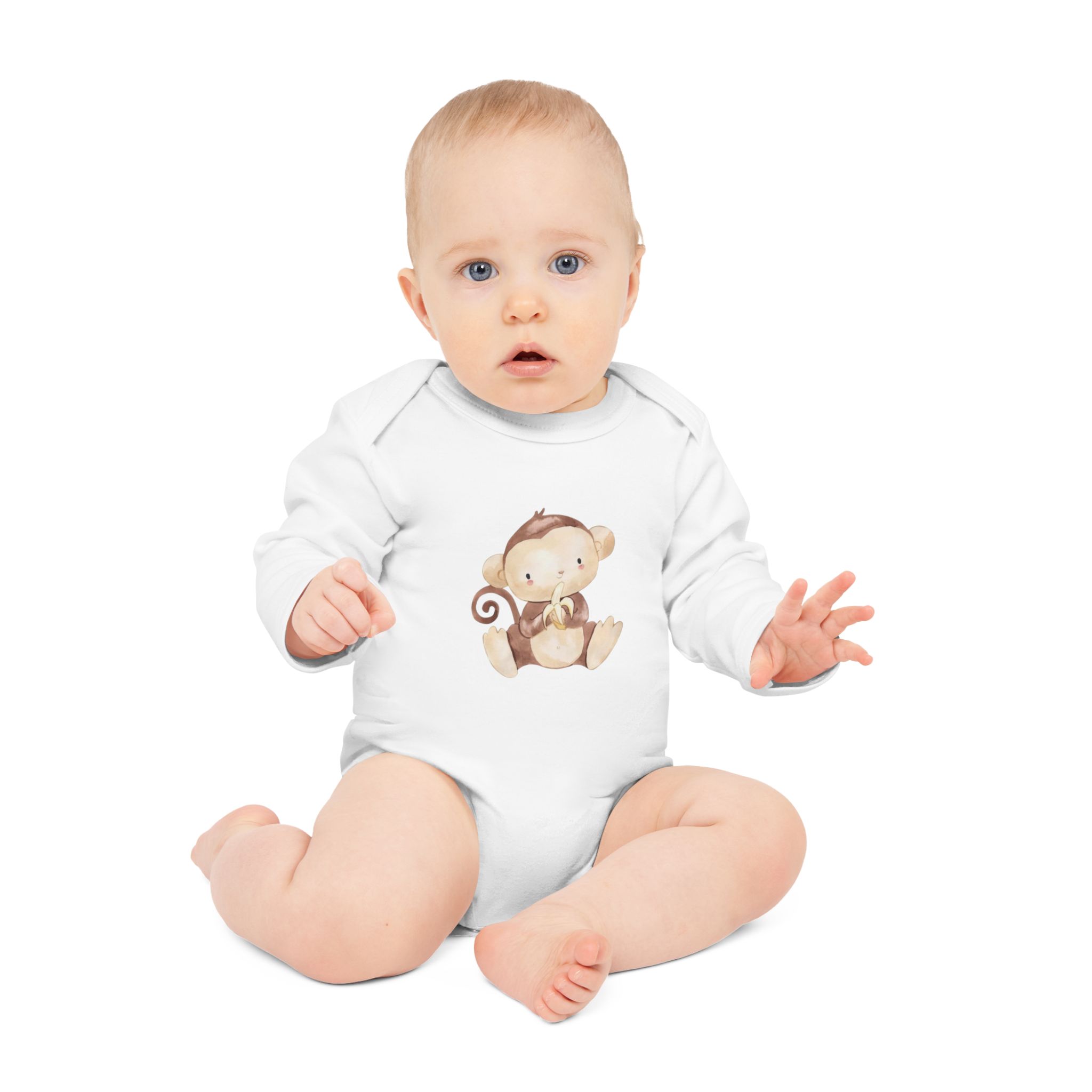 Personalized Baby Long Bodysuit, Custom Design, Baby Showers, Newborn Gifts, Toddler Outfits, Cute Babywear up to 2 years old product thumbnail image