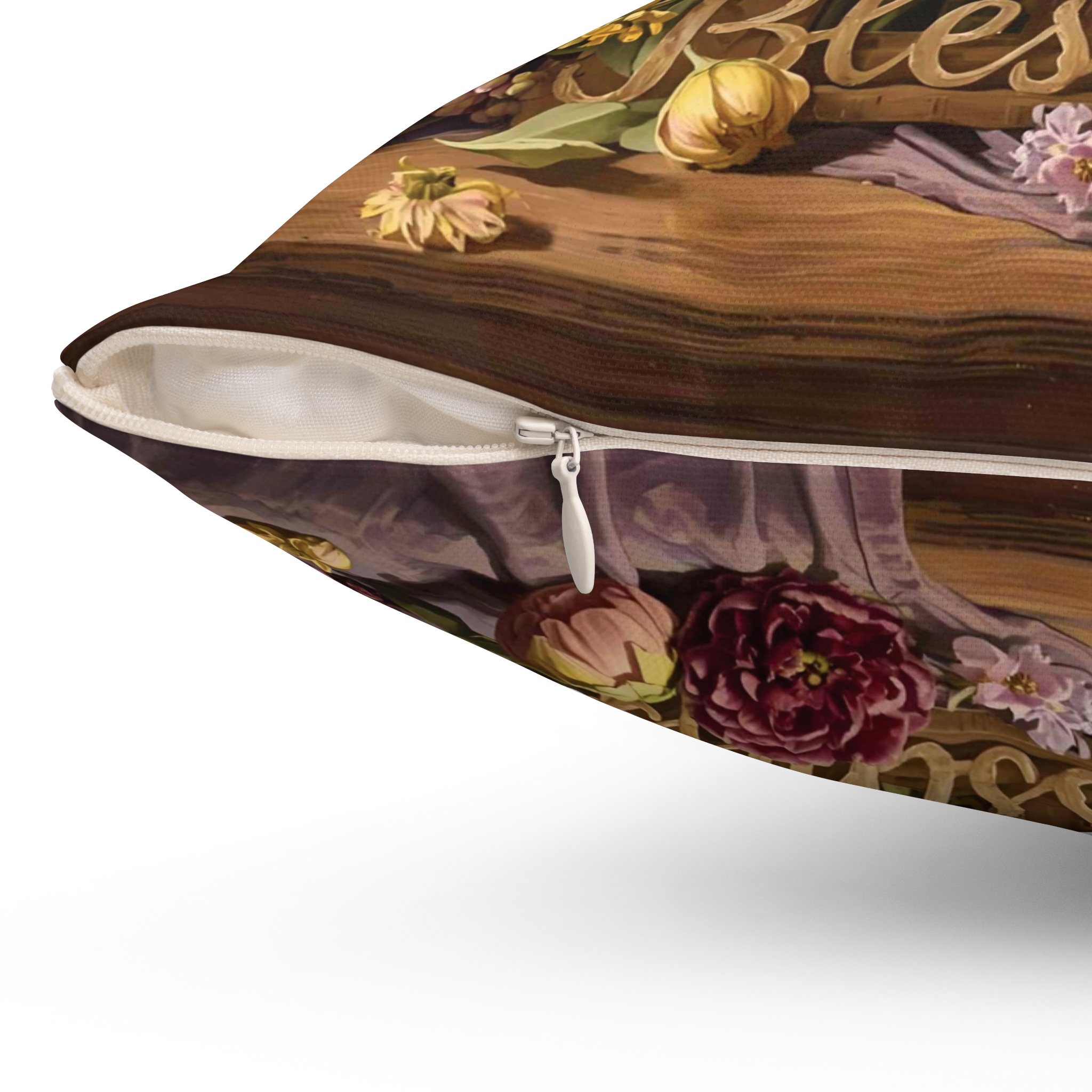 Floral Blessings Pillow | Home Decor Accent, Gift for Garden Lovers, Cozy Throw Pillow, Couch Cushion, Harvest Decor product thumbnail image