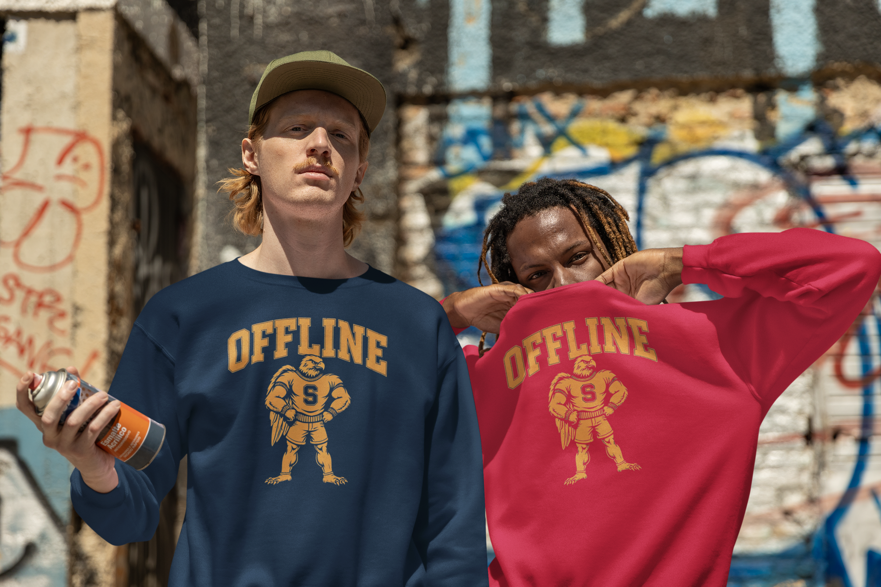 Offline Hero Sweatshirt, Cozy Unisex Crewneck, Perfect Gift for Gamers, Casual Wear, Relaxing Days, Everyday Comfort product thumbnail image