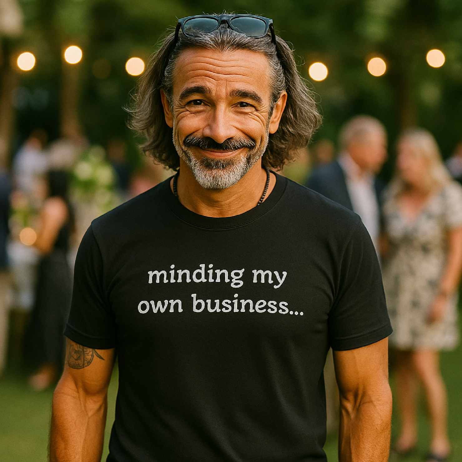 Minding My Own Business 100% Cotton Black T-Shirt Minding My Own Business 100% Cotton Black T-Shirt