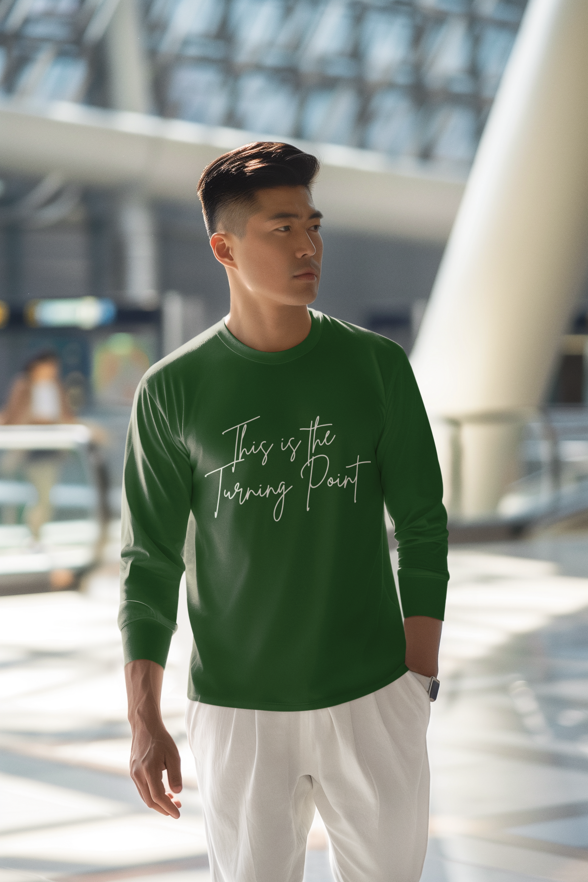 Unisex Cotton Long Sleeve Tee - Casual Comfort for All Seasons, Perfect for Gifting, Everyday Wear, and Layering product thumbnail image