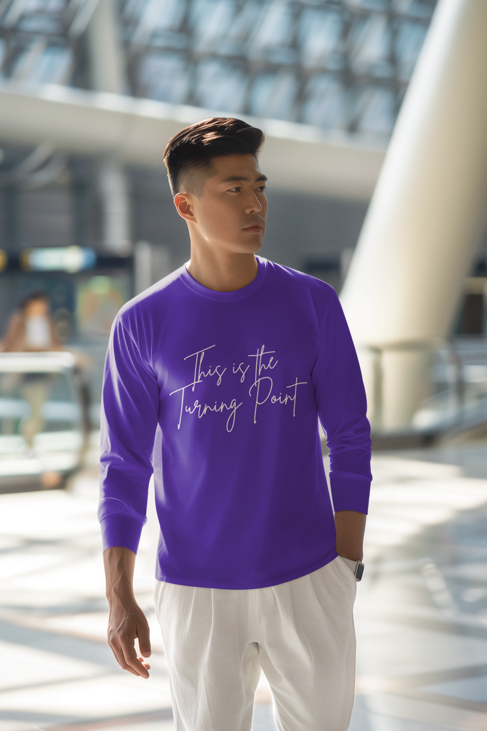 Unisex Cotton Long Sleeve Tee - Casual Comfort for All Seasons, Perfect for Gifting, Everyday Wear, and Layering product thumbnail image