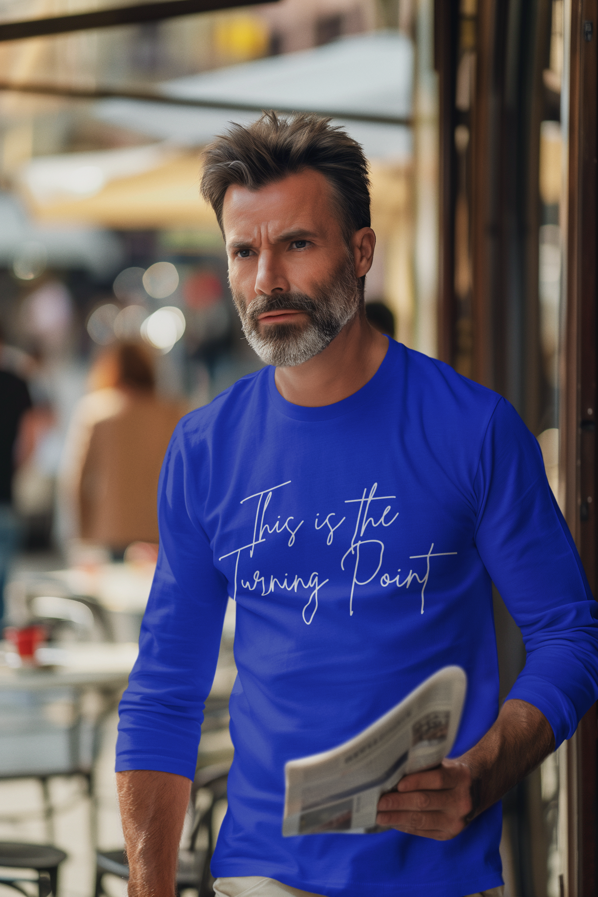 Unisex Cotton Long Sleeve Tee - Casual Comfort for All Seasons, Perfect for Gifting, Everyday Wear, and Layering product thumbnail image