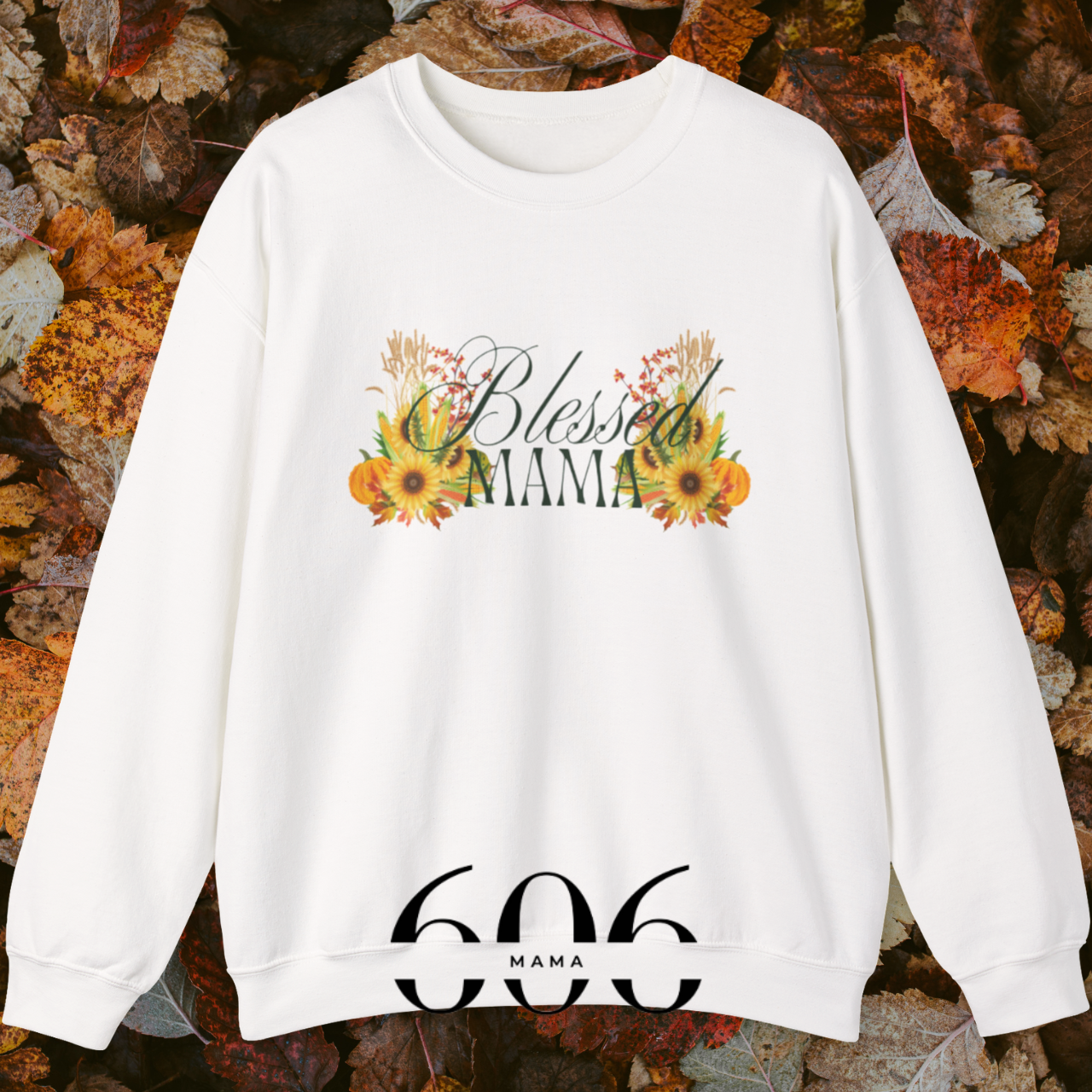 Blessed Mama Sweatshirt, Floral Crewneck, Gift for Mom, Cozy Apparel, Mother's Day, Family Outfit product thumbnail image