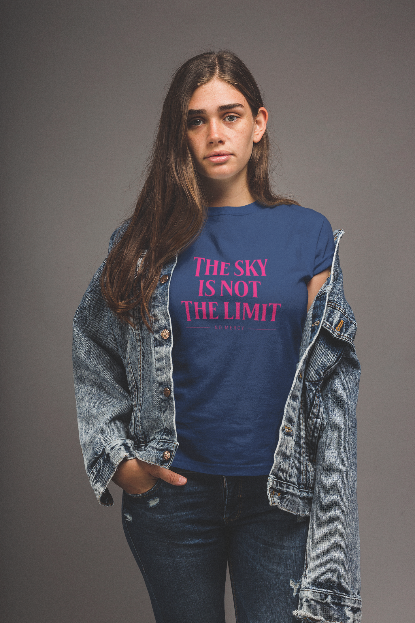 Inspiring Quote Tee, The Sky is Not the Limit, Motivational Shirt for Dreamers, Gift for Graduates, Unisex Jersey Short Sleeve product thumbnail image