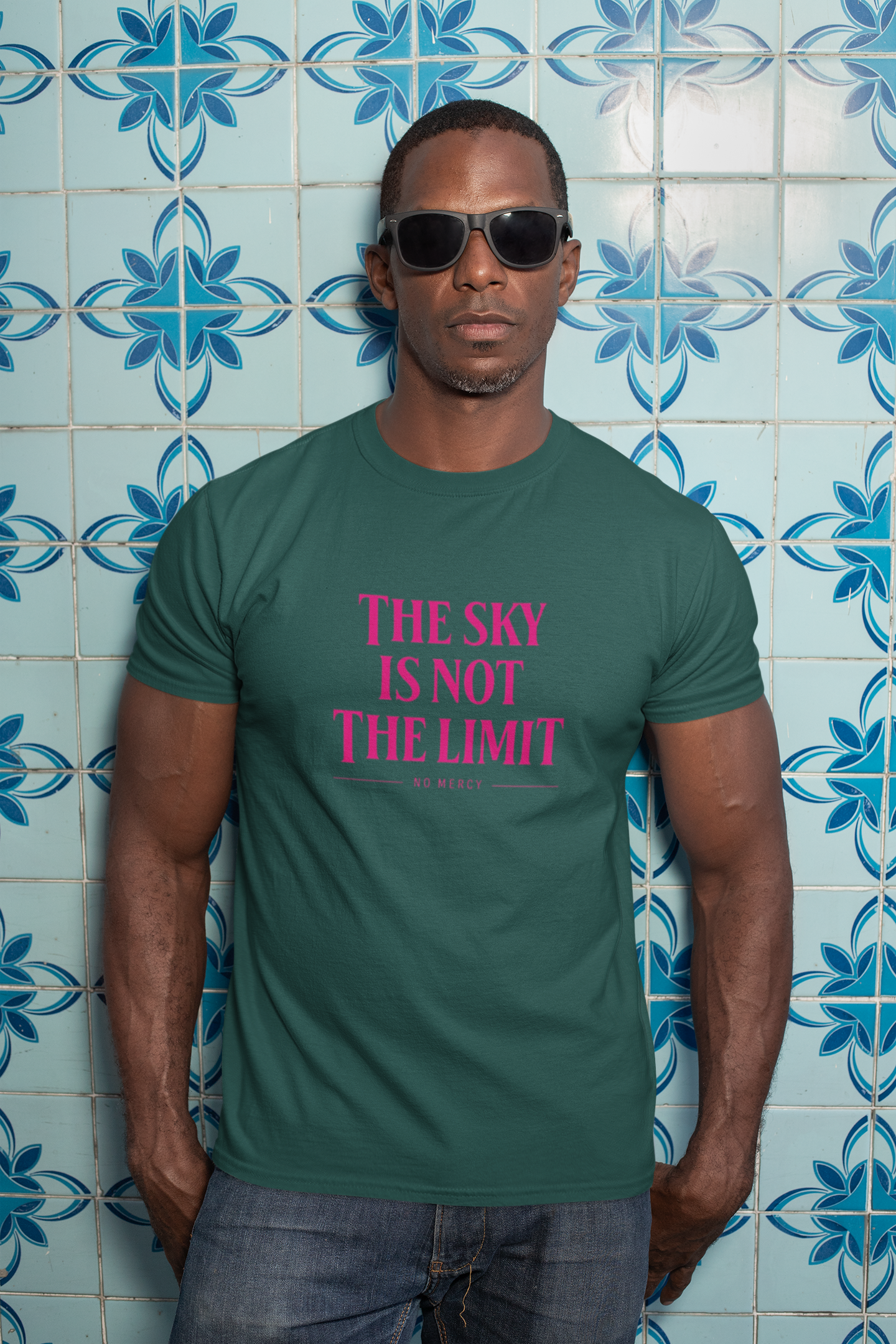 Inspiring Quote Tee, The Sky is Not the Limit, Motivational Shirt for Dreamers, Gift for Graduates, Unisex Jersey Short Sleeve product thumbnail image