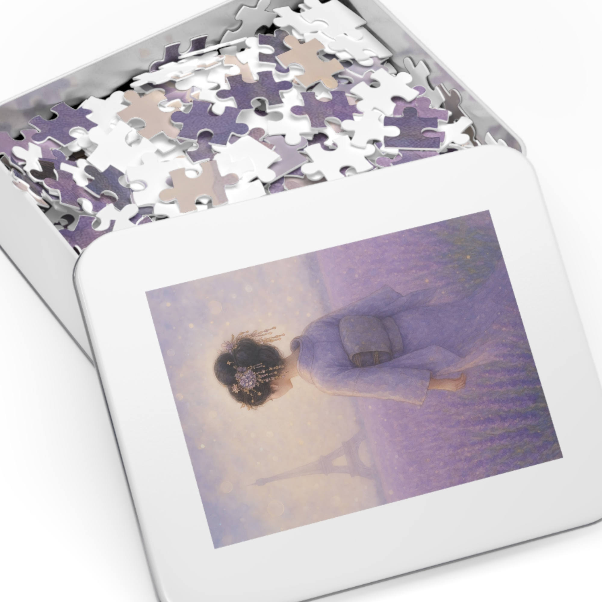 French Lavender: Geisha in Bloom (Edition.3) Jigsaw Puzzle product thumbnail image