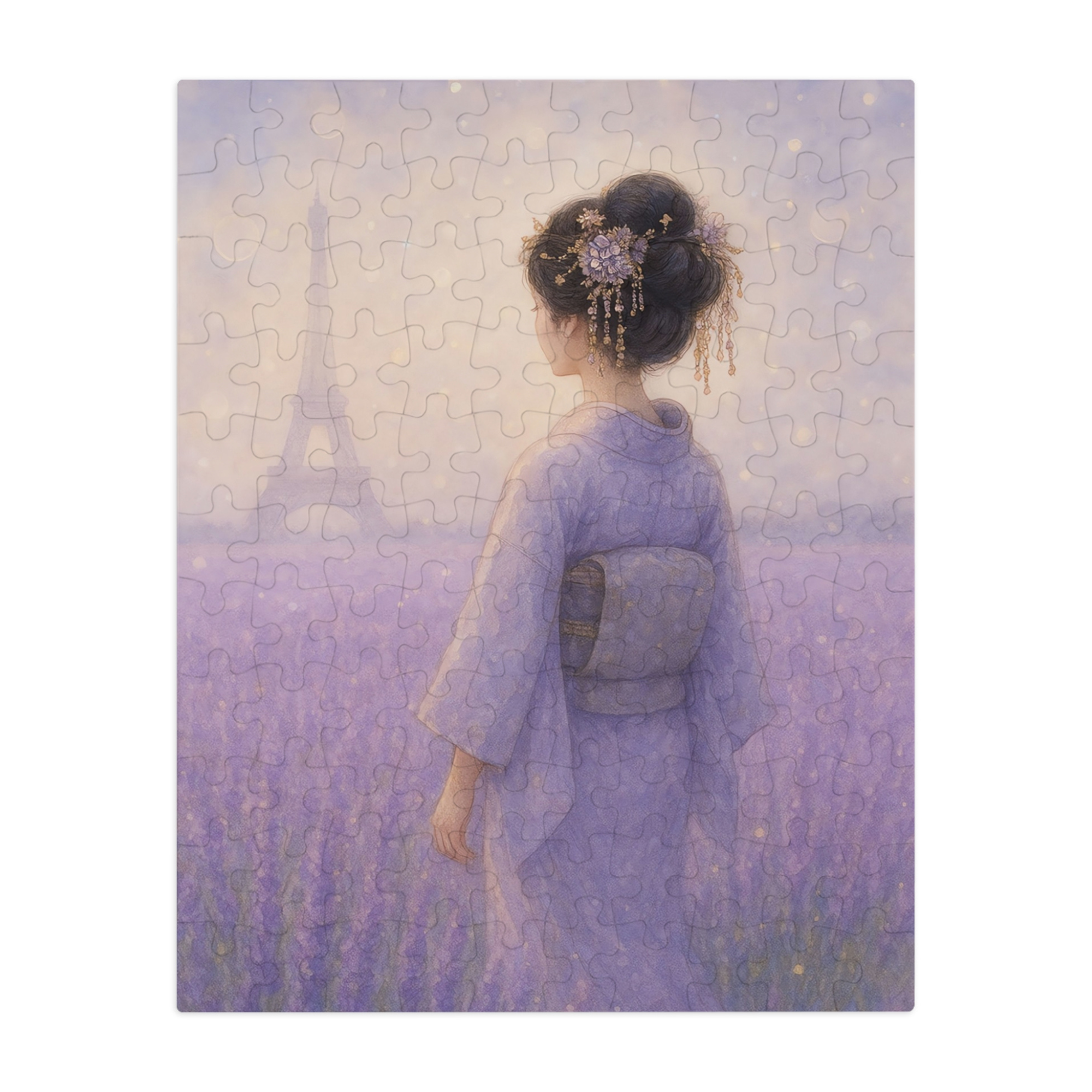 French Lavender: Geisha in Bloom (Edition.3) Jigsaw Puzzle product thumbnail image