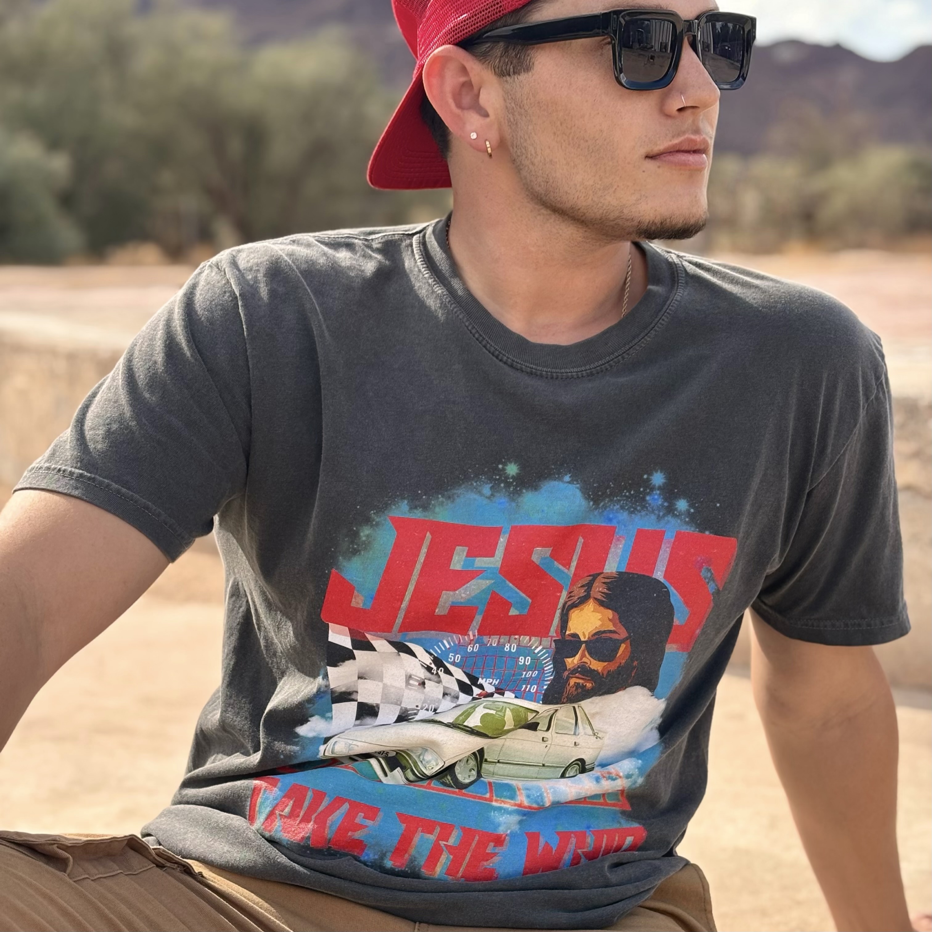 Jesus Take The Whip- Unisex T- shirt product thumbnail image Jesus Take The Whip- Unisex T- shirt product thumbnail image