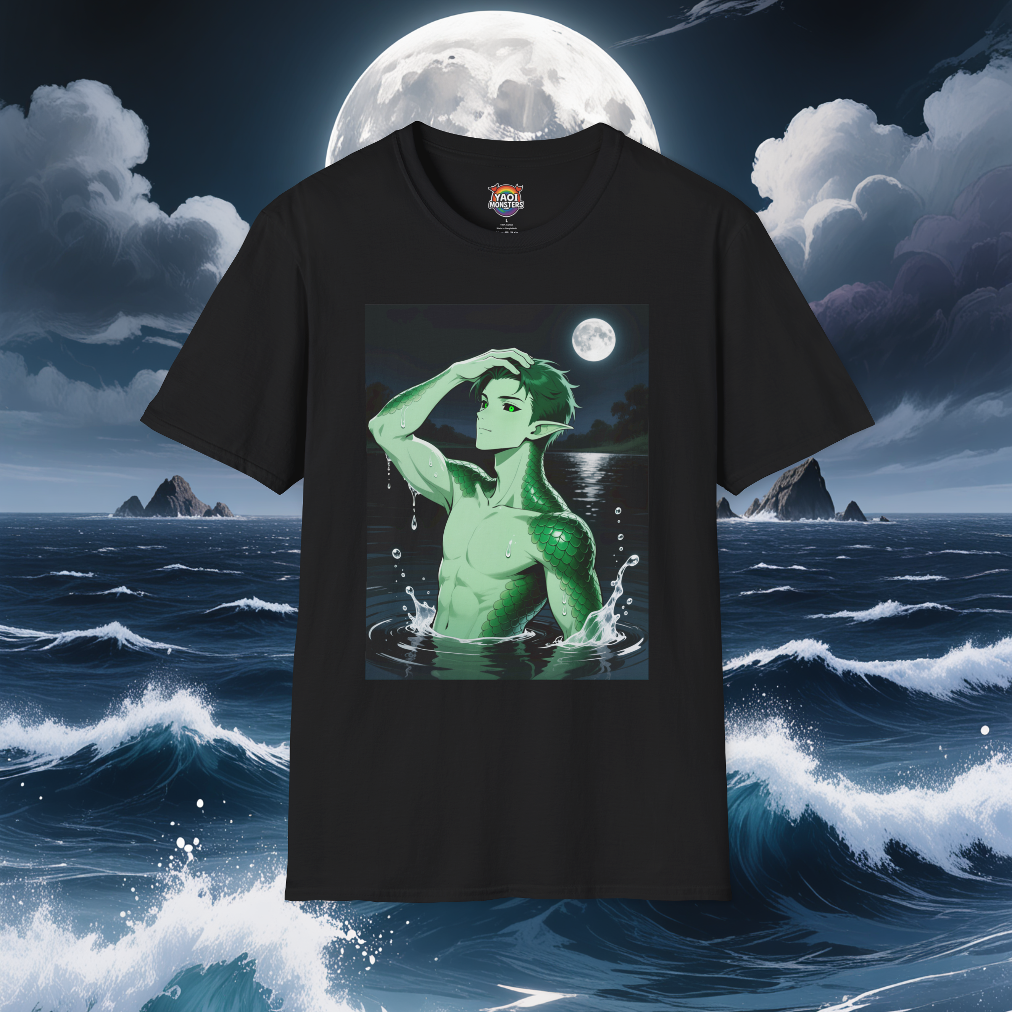 Sea Creature Unisex T-Shirt – Anime Lagoon Monster Halloween Tee product thumbnail image Sea Creature Unisex T-Shirt – Anime Lagoon Monster Halloween Tee product thumbnail image