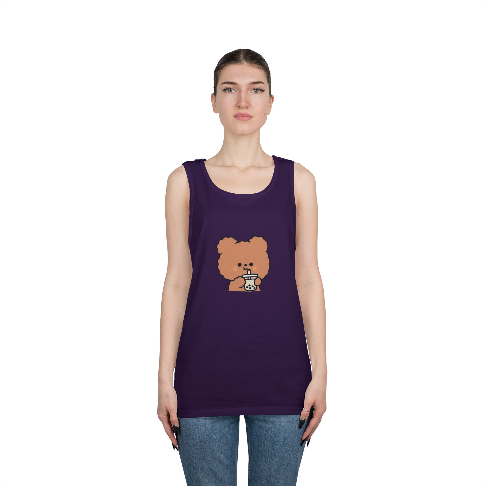 Personalized 100% Cotton Tank Top, Summer, Casual Wear, Fitness, Vacation, Beach Day, Customizable Design product thumbnail image