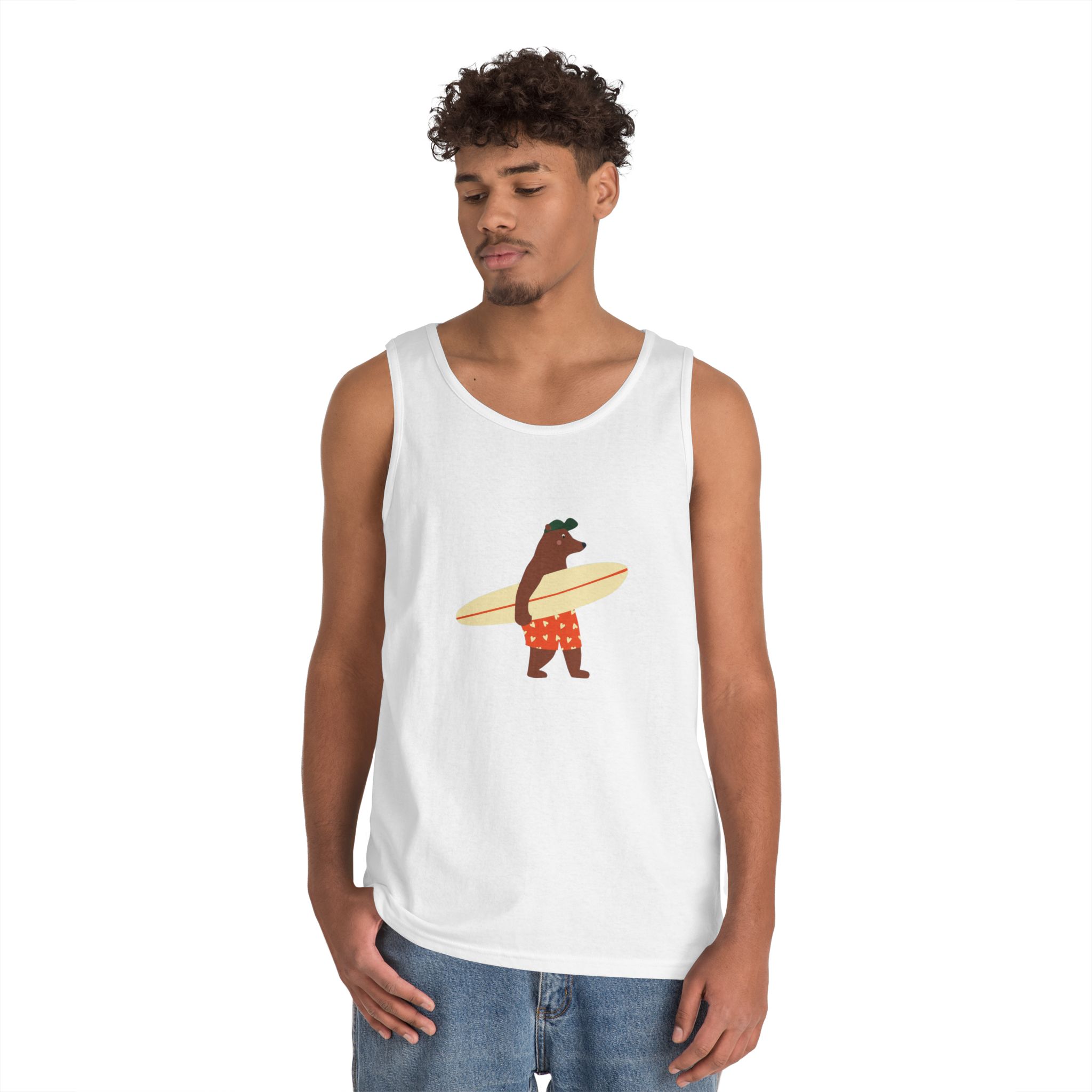 Personalized 100% Cotton Tank Top, Summer, Casual Wear, Fitness, Vacation, Beach Day, Customizable Design product thumbnail image