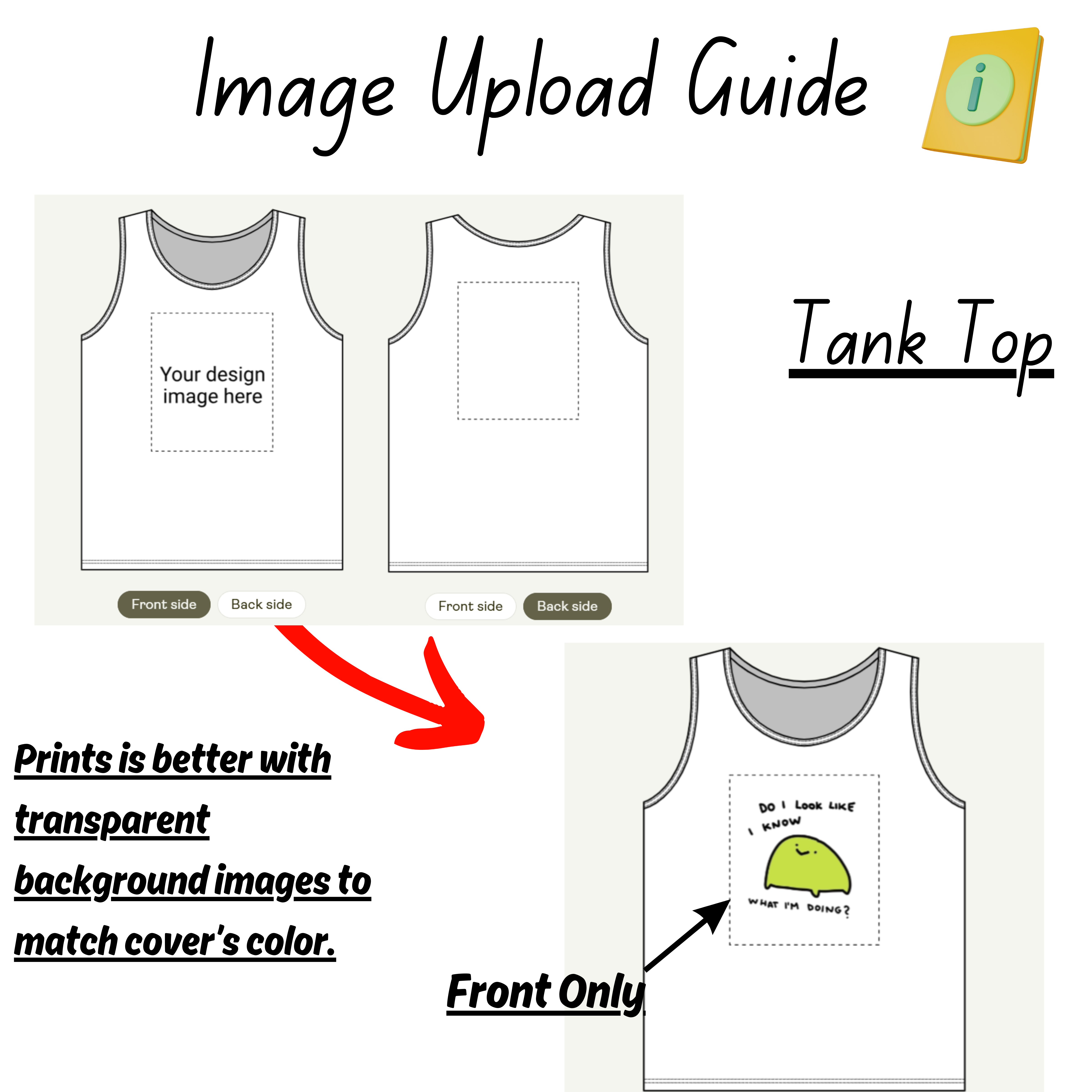 Personalized 100% Cotton Tank Top, Summer, Casual Wear, Fitness, Vacation, Beach Day, Customizable Design product thumbnail image