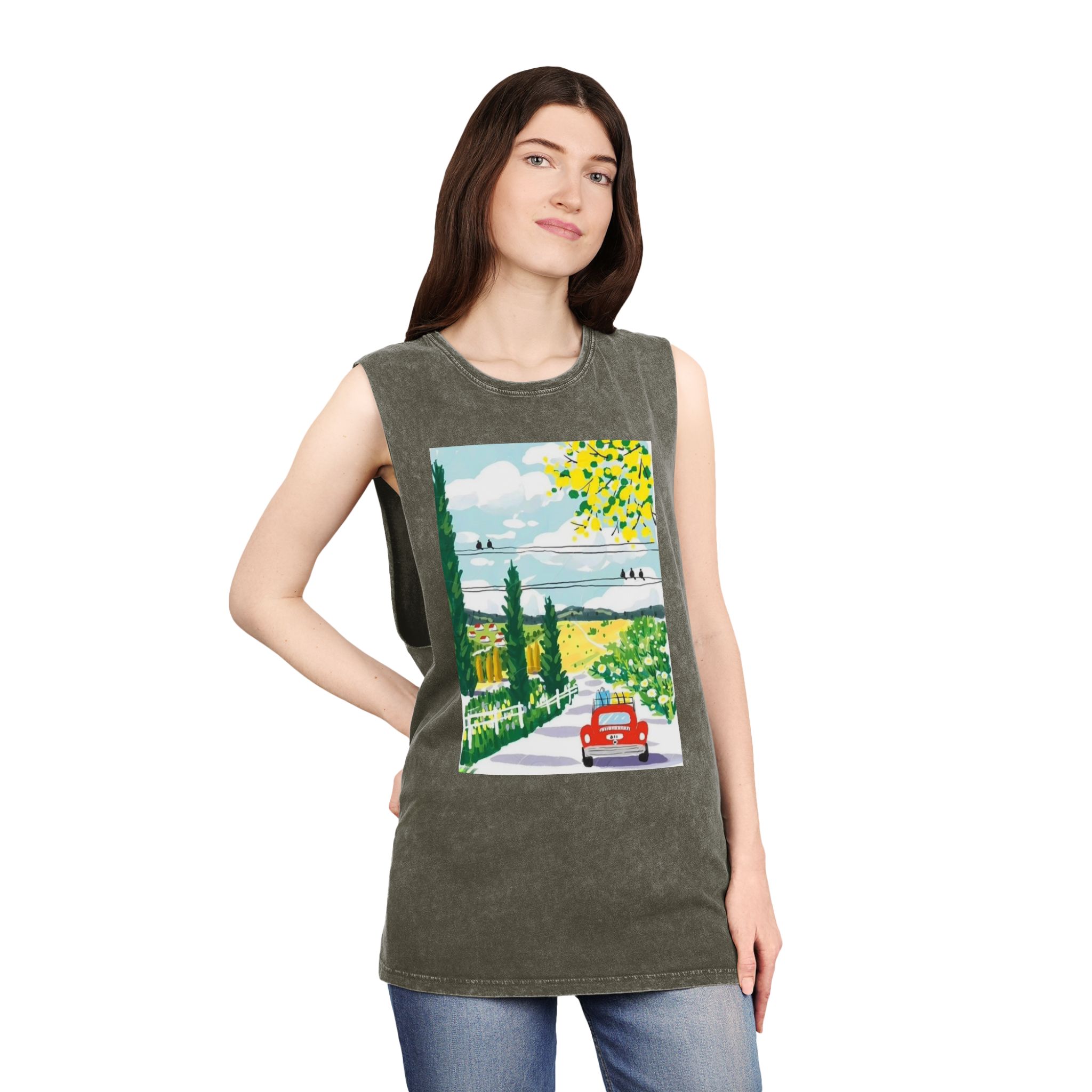 Personalized Stonewash Tank Top, Casual Summer Style, Birthday Gift, Outdoor Activities, Beachwear, Stylish Top for Her/Him product thumbnail image Personalized Stonewash Tank Top, Casual Summer Style, Birthday Gift, Outdoor Activities, Beachwear, Stylish Top for Her/Him product thumbnail image