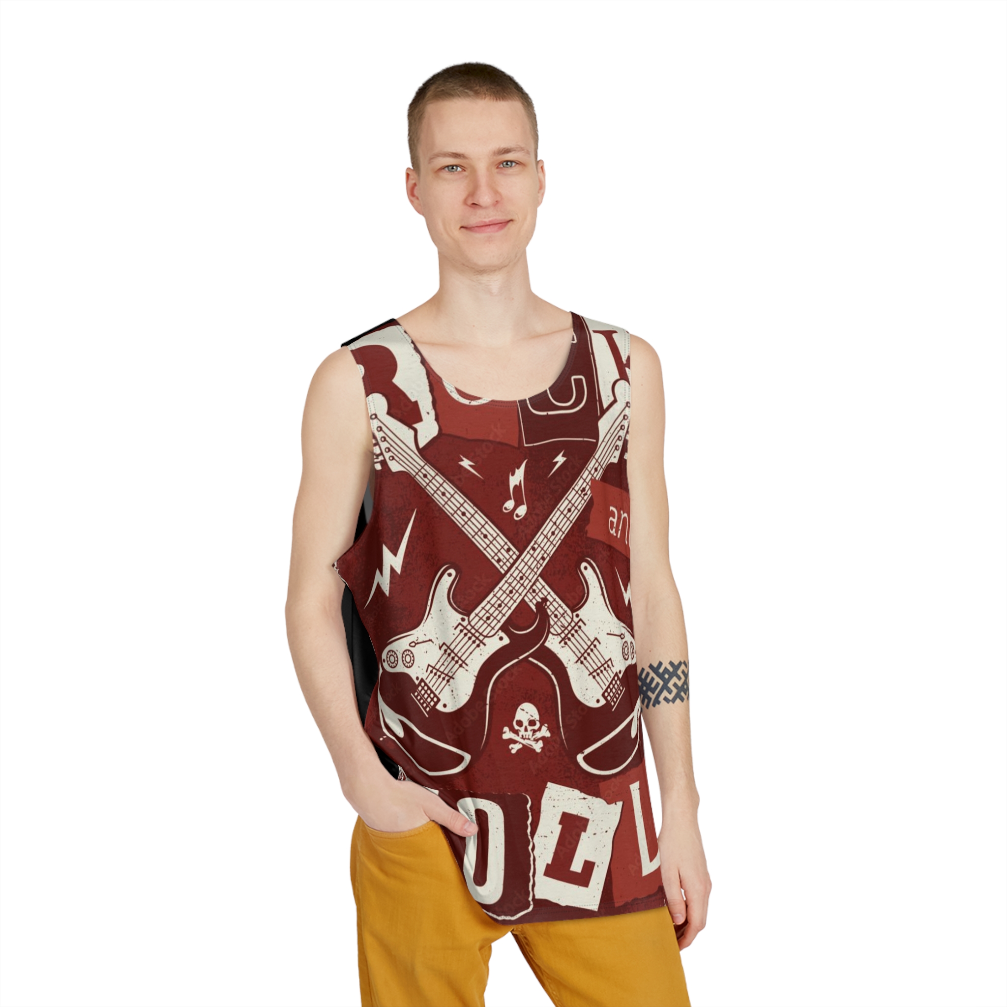 Personalized Men's Pattern Tank Top, Casual Activewear, Summer Workout Shirt, Beachwear, Graphic Sports Tank for Him product thumbnail image Personalized Men's Pattern Tank Top, Casual Activewear, Summer Workout Shirt, Beachwear, Graphic Sports Tank for Him product thumbnail image
