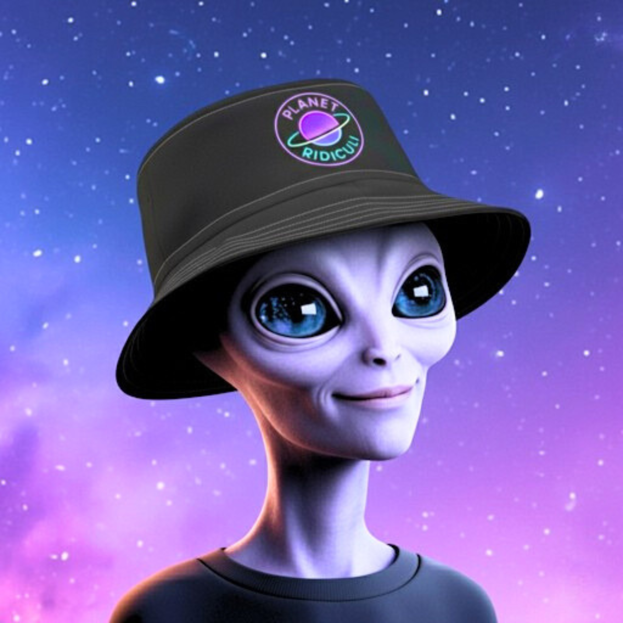 Black Bucket Hat (2 sizes) product thumbnail image