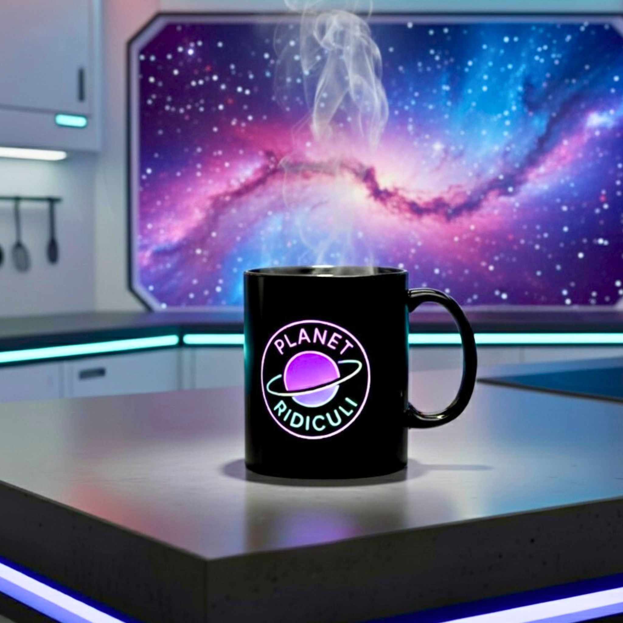 Black Coffee Mug 