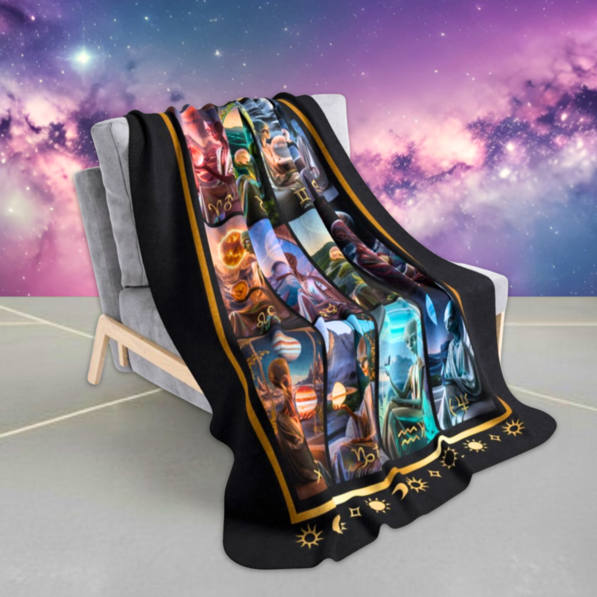 Velveteen Blanket - Alien Astrology