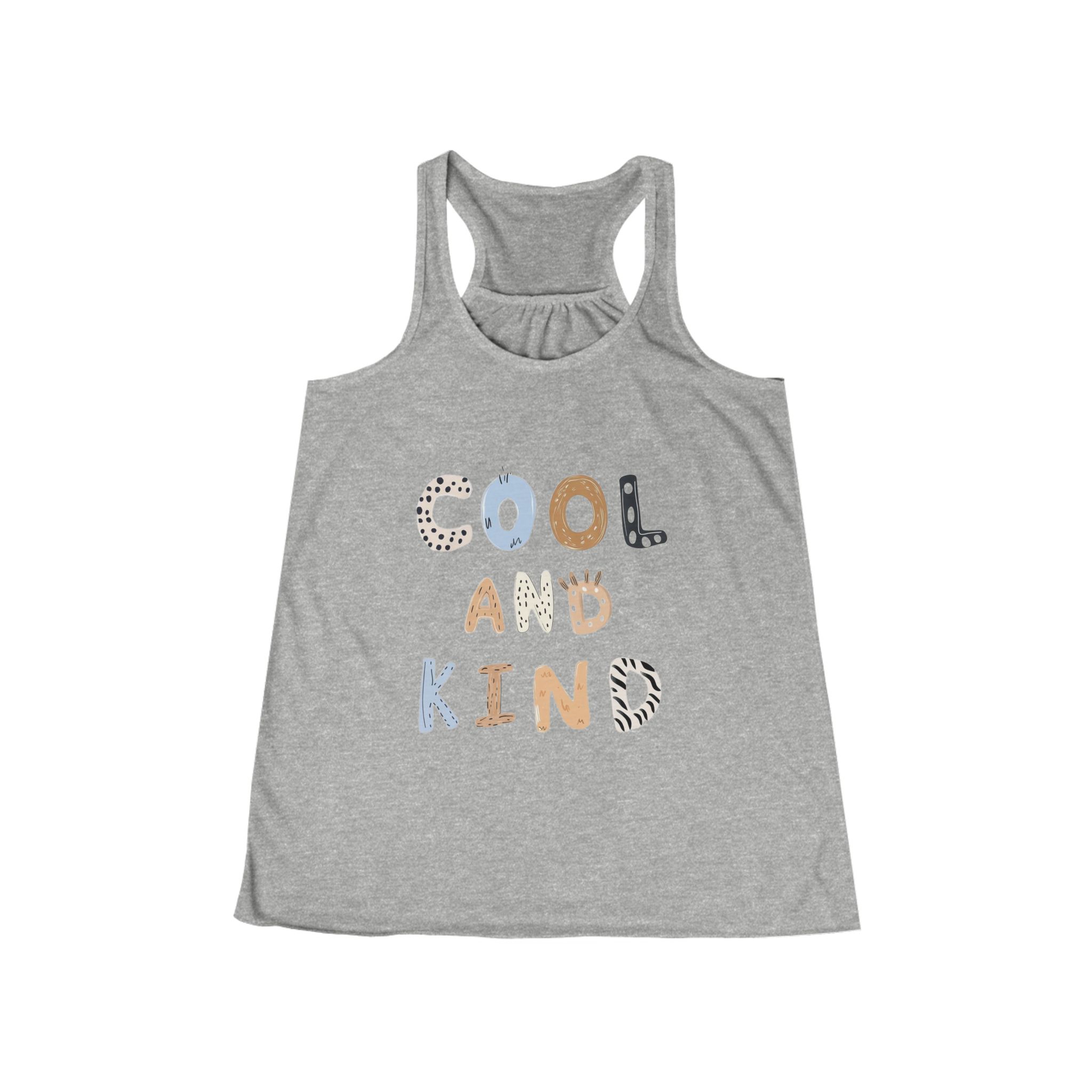 Personalized Women's Flowy Racerback Tank Top, Perfect for Summer, Workout, Yoga, Beach Day, Casual Wear, Gifts for Her product thumbnail image