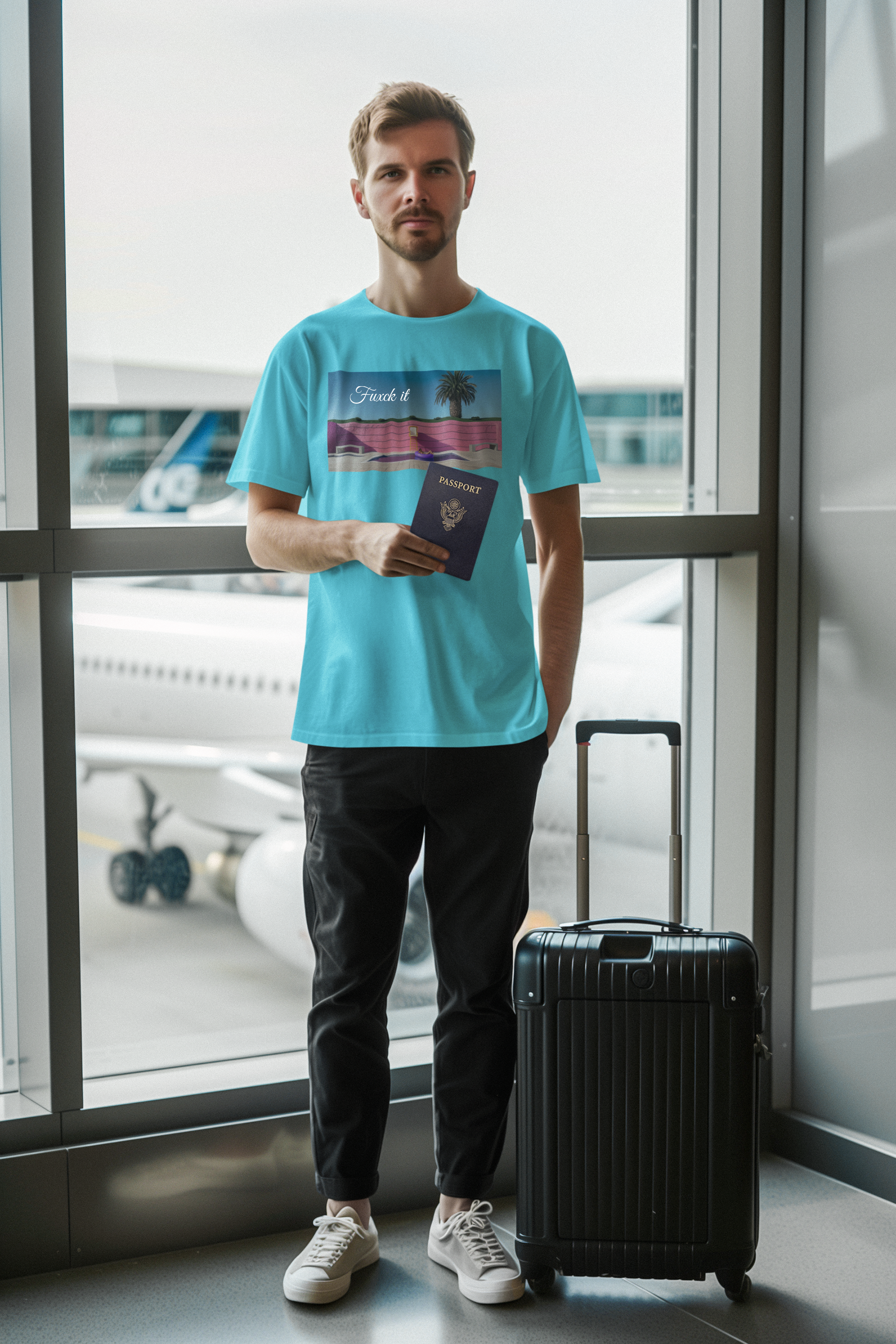 Vibrant Graphic Unisex Cotton Crew Tee, Casual Fashion Tee, Summer Vibe Shirt, Everyday Wear, Gift for Her/Him product thumbnail image