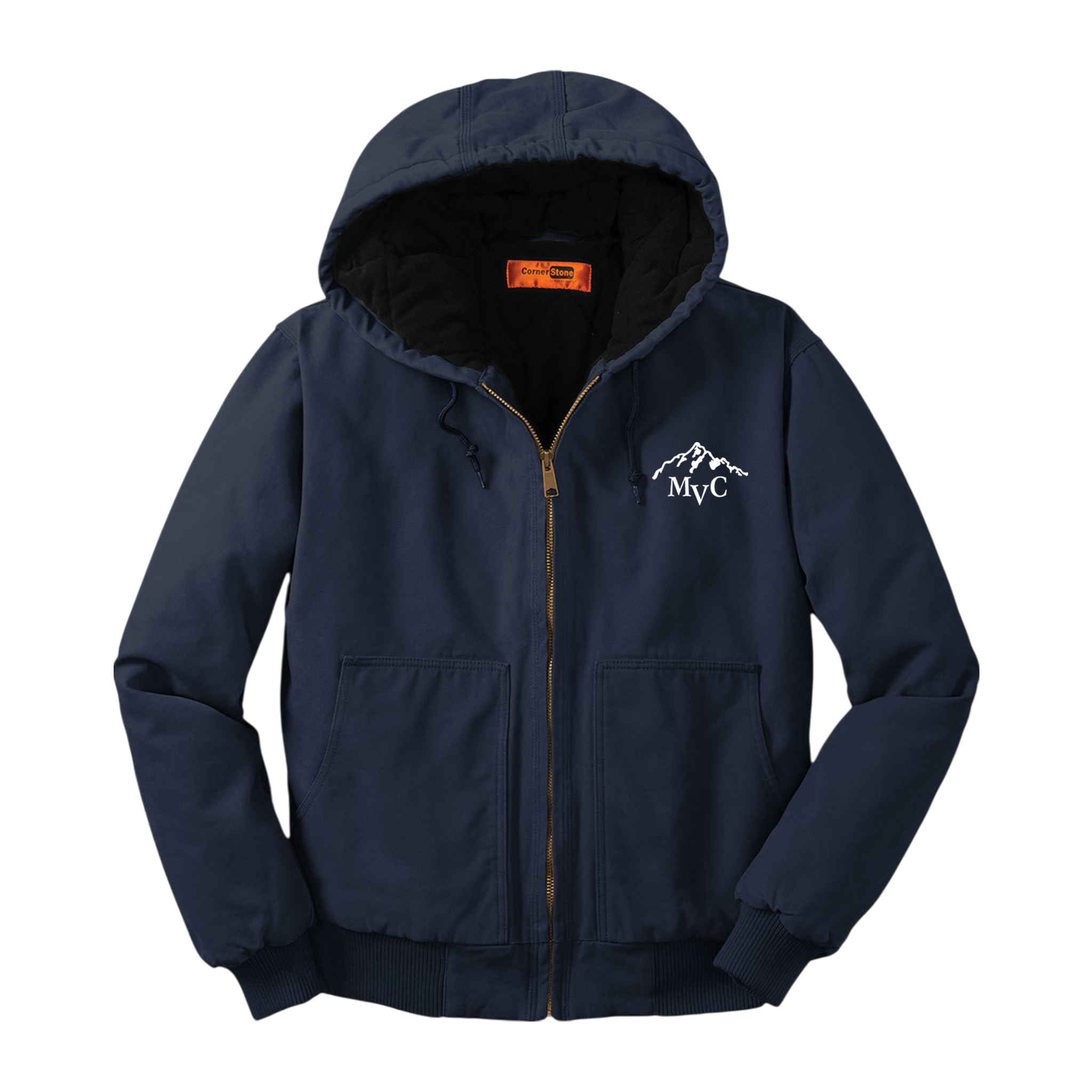 Durable Outdoor Work Jacket for Men, Cozy Hooded Jacket, Embroidered Workwear, Gifts for Him, All-Season Utility Wear, Camping Essential product thumbnail image