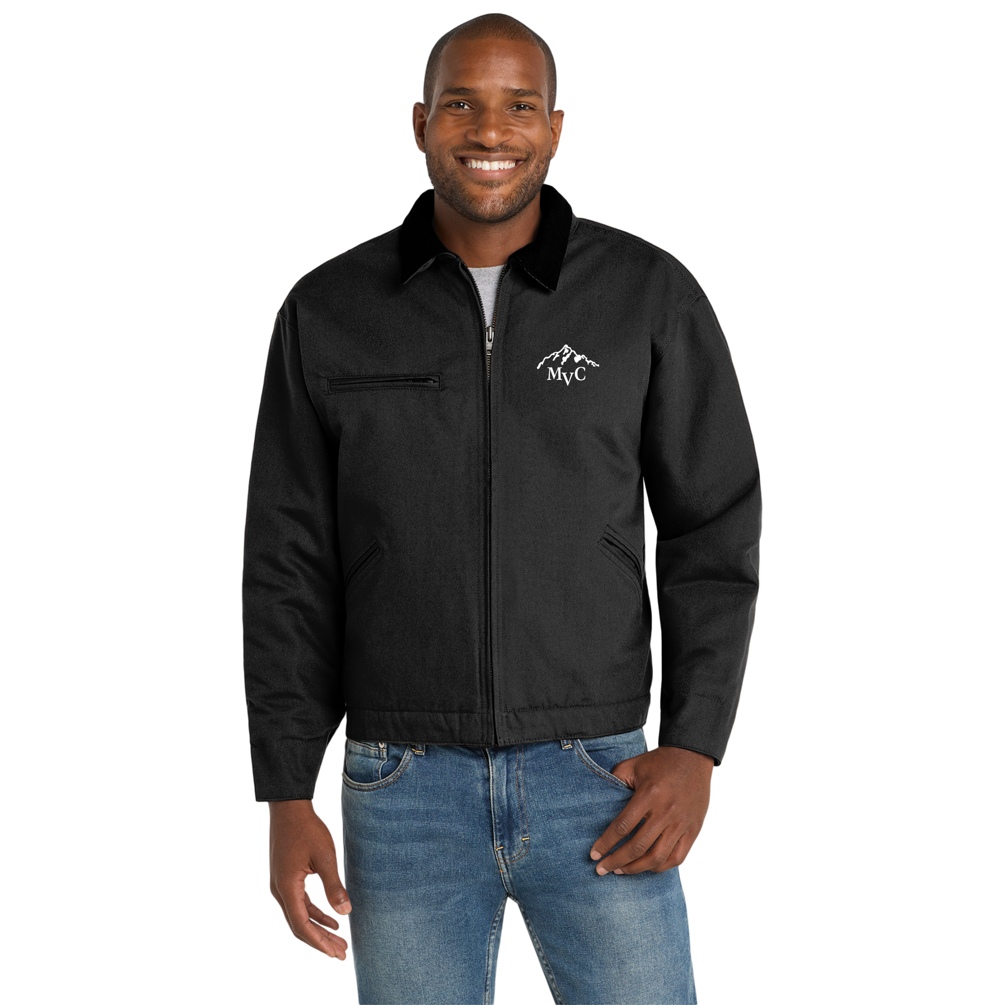 Stylish Unisex Work Jacket | Durable Duck Cloth, Perfect for Outdoor Activities | Great for Gifting &amp; Everyday Wear, Embroidered Design product thumbnail image
