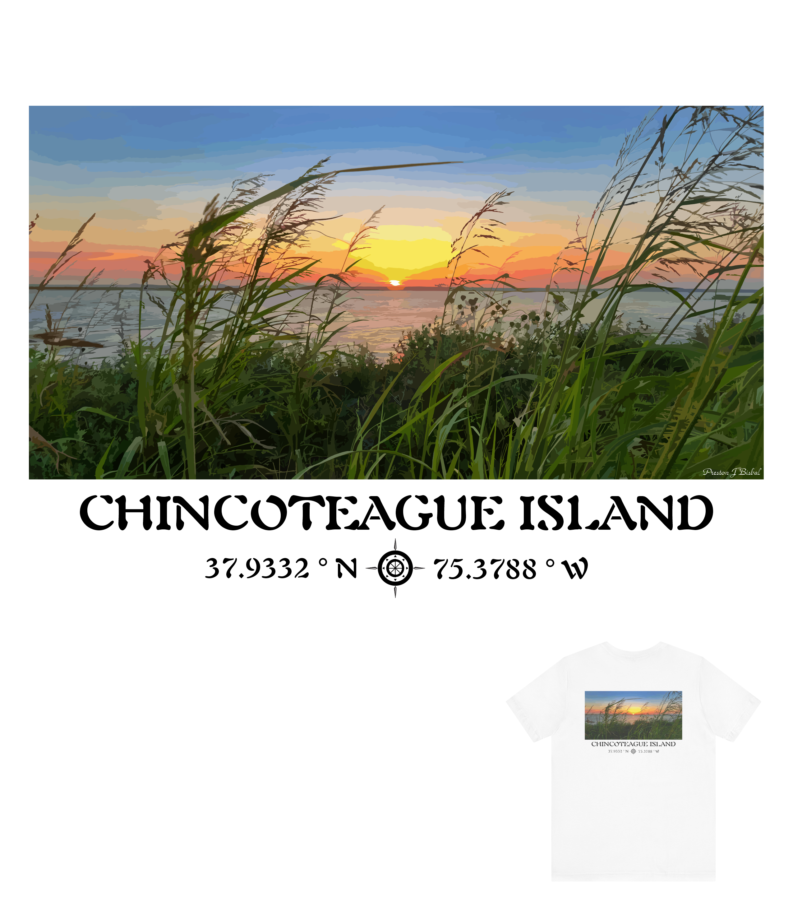 Bay Breeze - Short Sleeve T-Shirt - Chincoteague Island Bay Breeze - Short Sleeve T-Shirt - Chincoteague Island