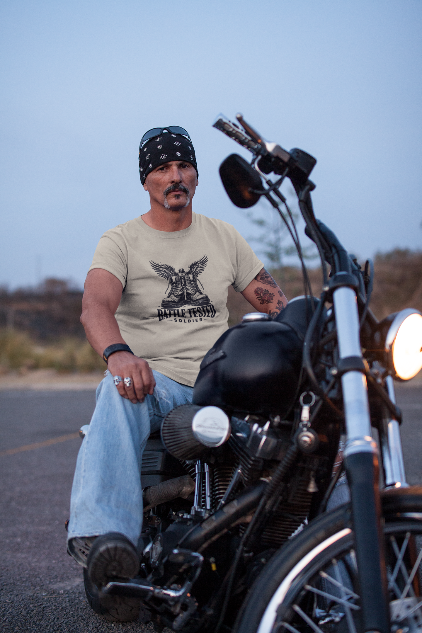 Battle Tested Soldier T-Shirt, Unisex Tee, Casual Wear, Encouraging Apparel product thumbnail image