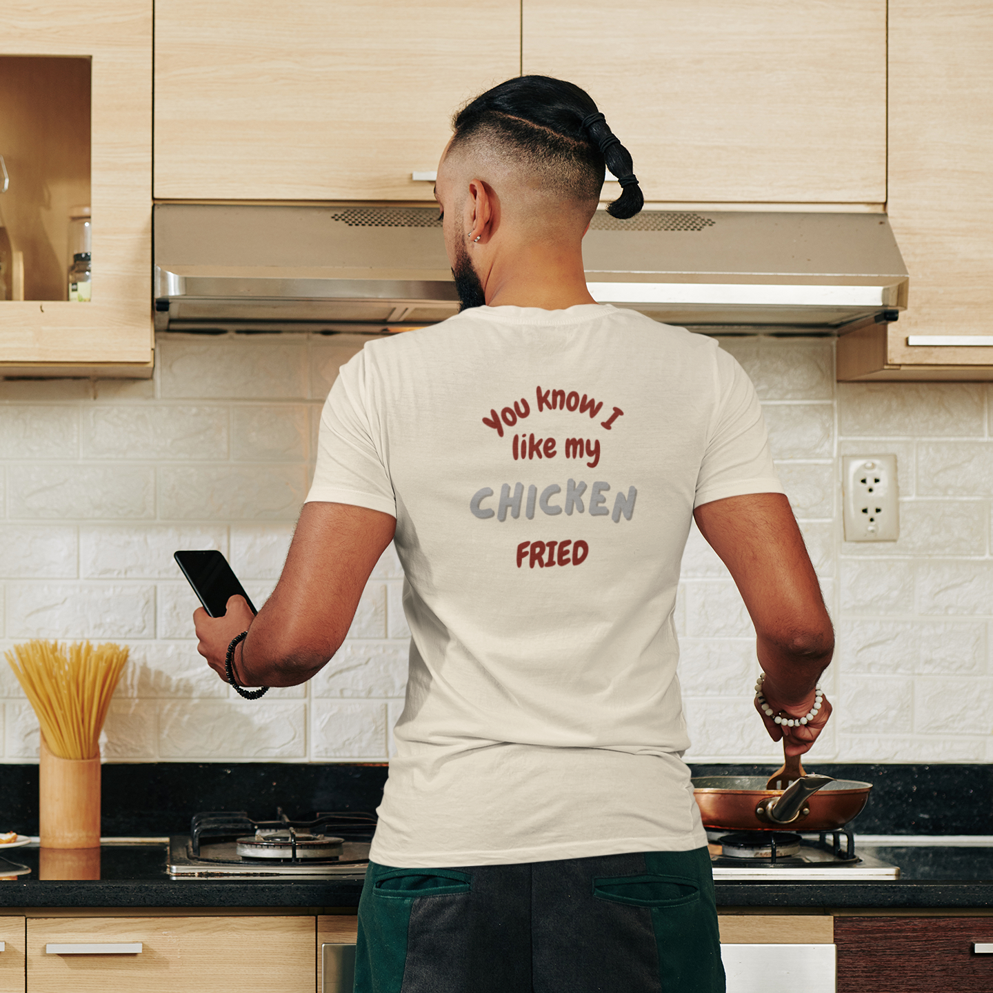 Funny Chicken Themed Tee, My Thighs Don't Lie, Casual Shirt for Food Lovers, Gift for Chicken Enthusiasts, Humor T-Shirt for Parties product thumbnail image