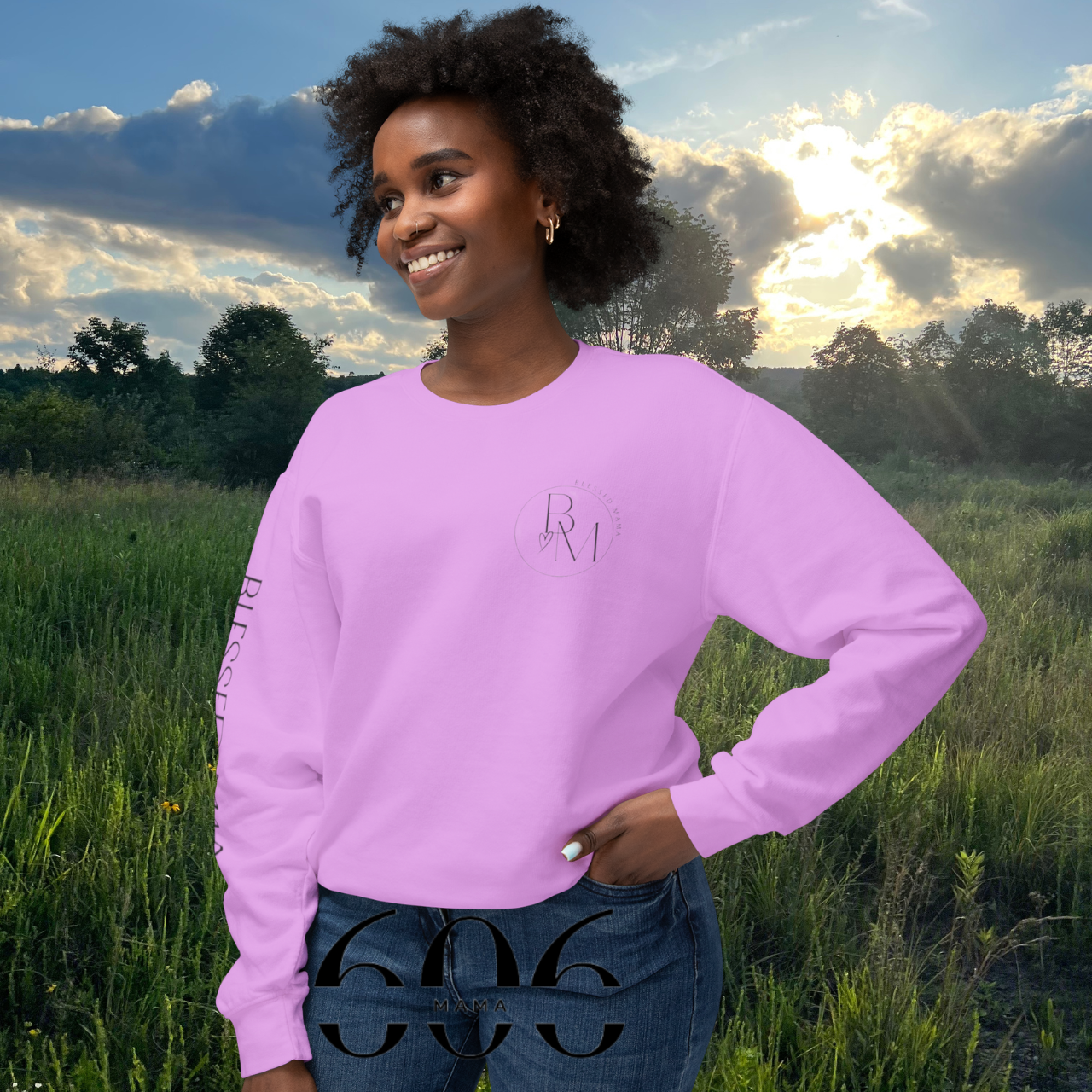Blessed Mama Crewneck Sweatshirt | Inspirational Gift for Moms | Faith-Based Apparel | Cozy Casual Wear | Everyday Comfort product thumbnail image Blessed Mama Crewneck Sweatshirt | Inspirational Gift for Moms | Faith-Based Apparel | Cozy Casual Wear | Everyday Comfort product thumbnail image