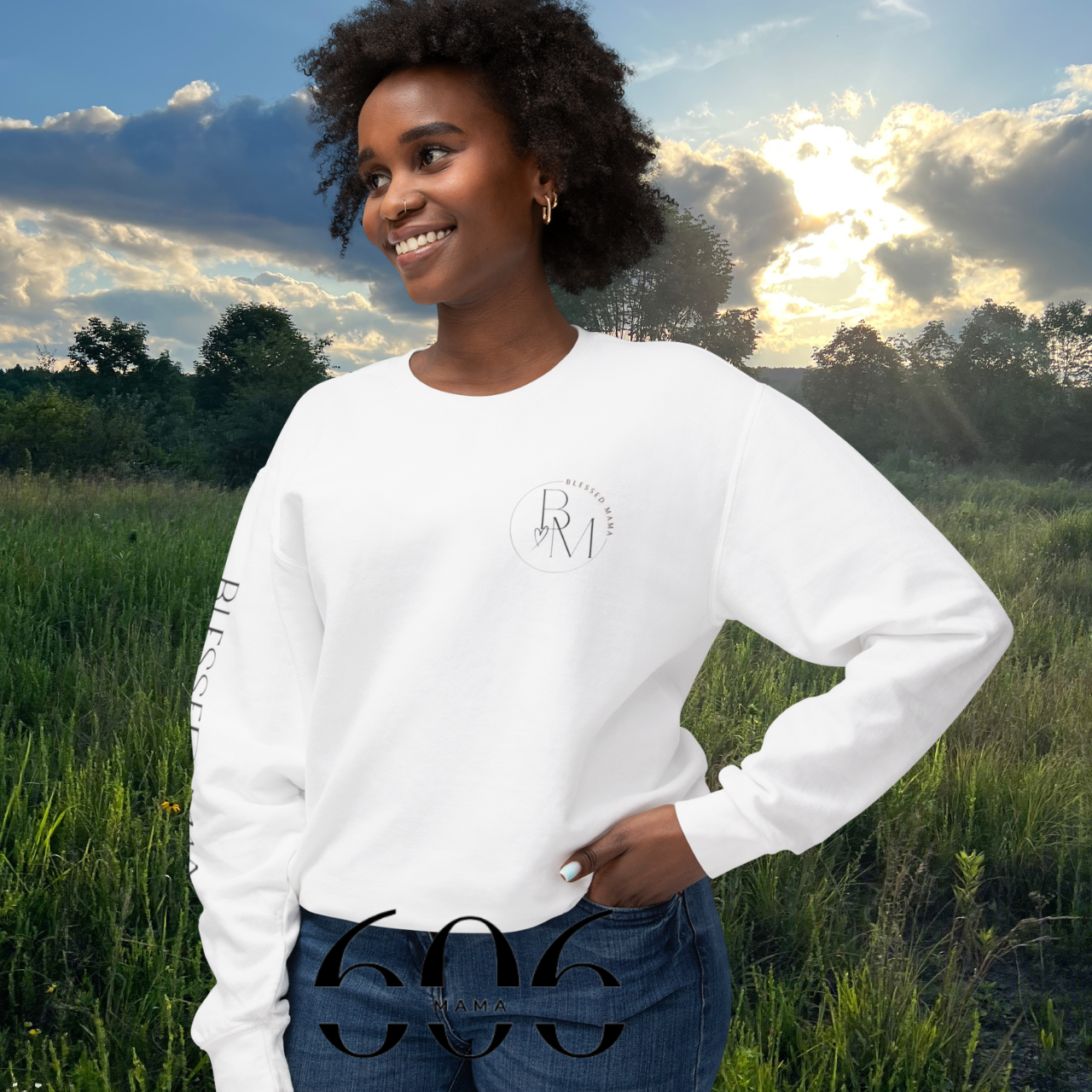 Blessed Mama Crewneck Sweatshirt | Inspirational Gift for Moms | Faith-Based Apparel | Cozy Casual Wear | Everyday Comfort product thumbnail image Blessed Mama Crewneck Sweatshirt | Inspirational Gift for Moms | Faith-Based Apparel | Cozy Casual Wear | Everyday Comfort product thumbnail image