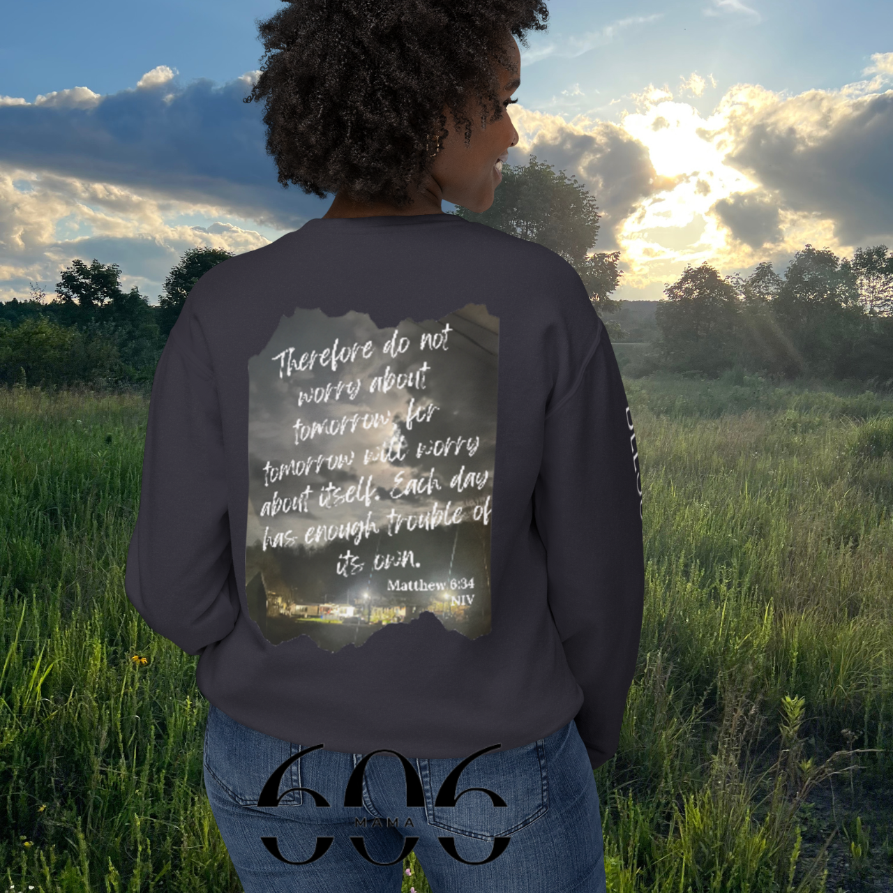Blessed Mama Crewneck Sweatshirt | Inspirational Gift for Moms | Faith-Based Apparel | Cozy Casual Wear | Everyday Comfort product thumbnail image Blessed Mama Crewneck Sweatshirt | Inspirational Gift for Moms | Faith-Based Apparel | Cozy Casual Wear | Everyday Comfort product thumbnail image