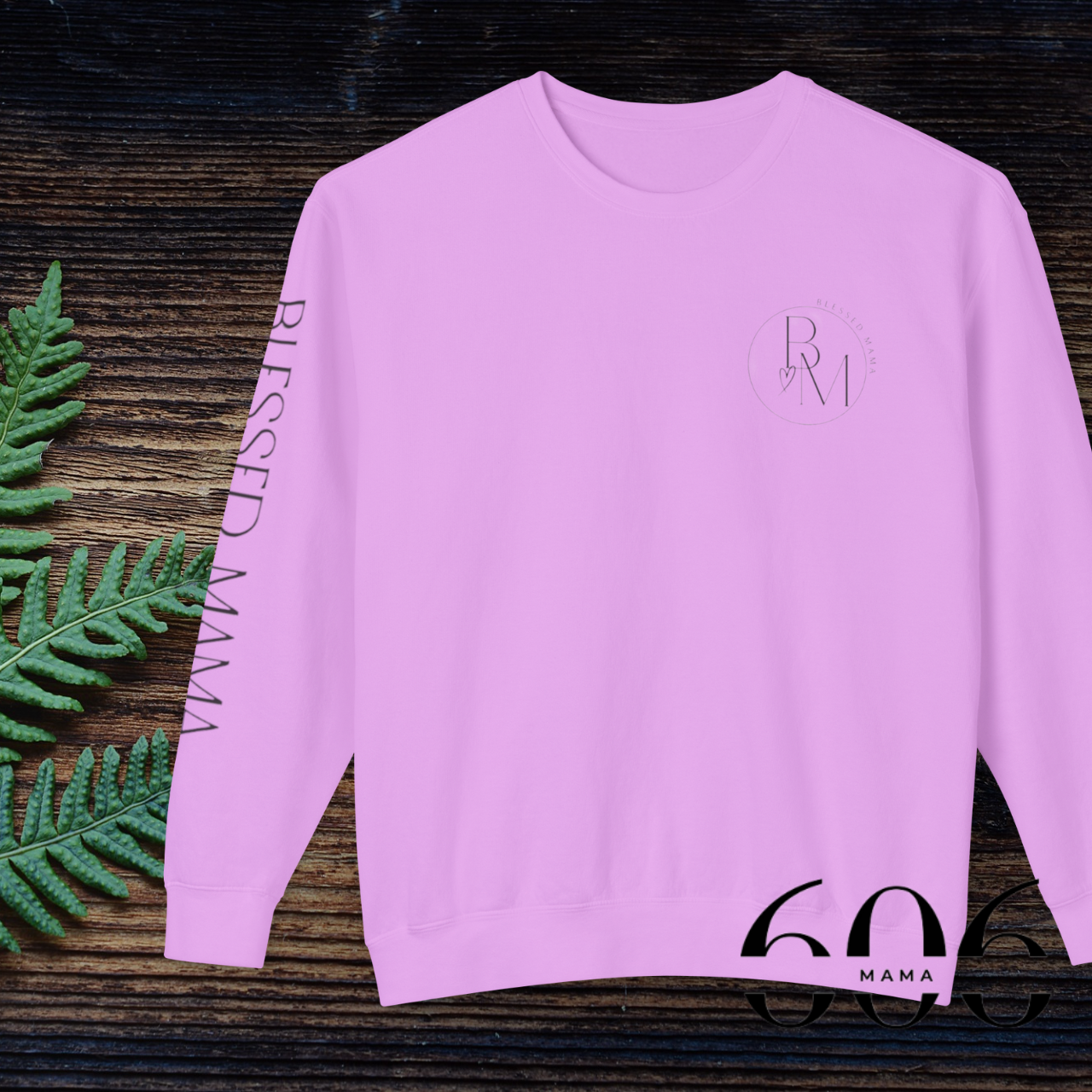 Blessed Mama Crewneck Sweatshirt | Inspirational Gift for Moms | Faith-Based Apparel | Cozy Casual Wear | Everyday Comfort product thumbnail image