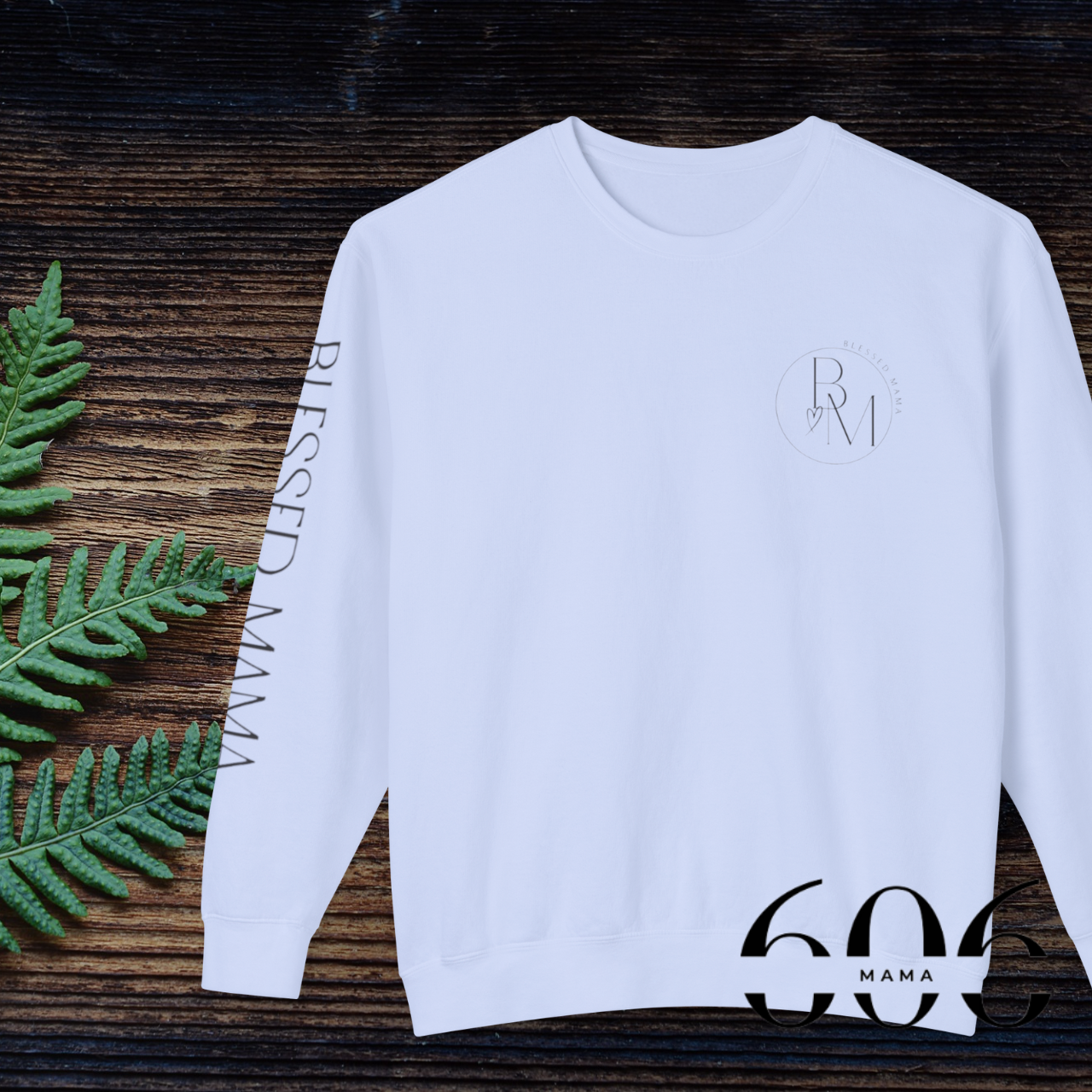 Blessed Mama Crewneck Sweatshirt | Inspirational Gift for Moms | Faith-Based Apparel | Cozy Casual Wear | Everyday Comfort product thumbnail image