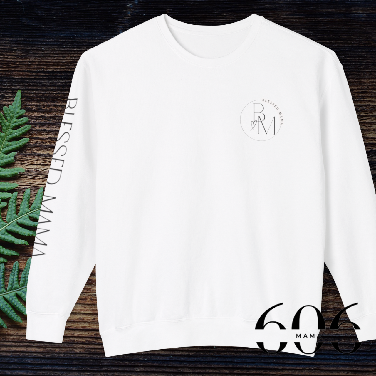 Blessed Mama Crewneck Sweatshirt | Inspirational Gift for Moms | Faith-Based Apparel | Cozy Casual Wear | Everyday Comfort product thumbnail image