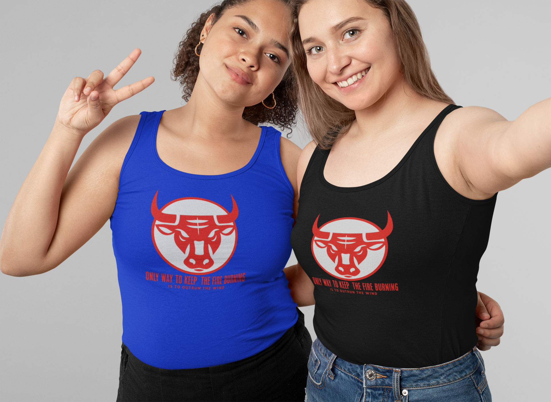 Women's Motivational Racerback Tank Top, Fitness Gift, Workout Apparel, Gym Tank, Casual Wear, Summer Essential product thumbnail image
