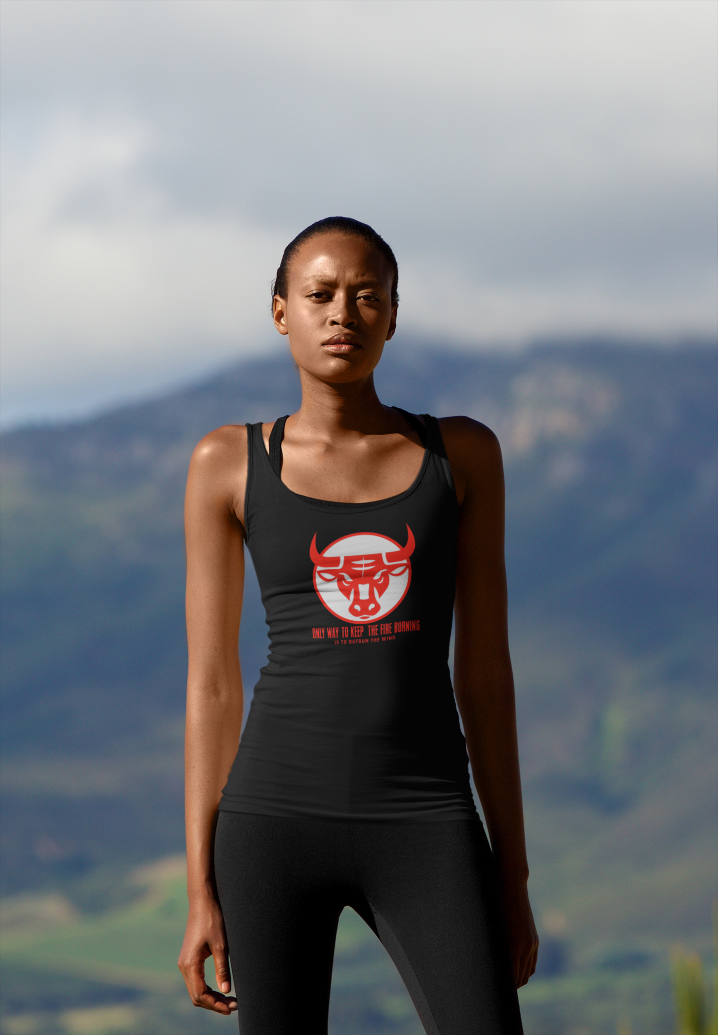 Women's Motivational Racerback Tank Top, Fitness Gift, Workout Apparel, Gym Tank, Casual Wear, Summer Essential product thumbnail image
