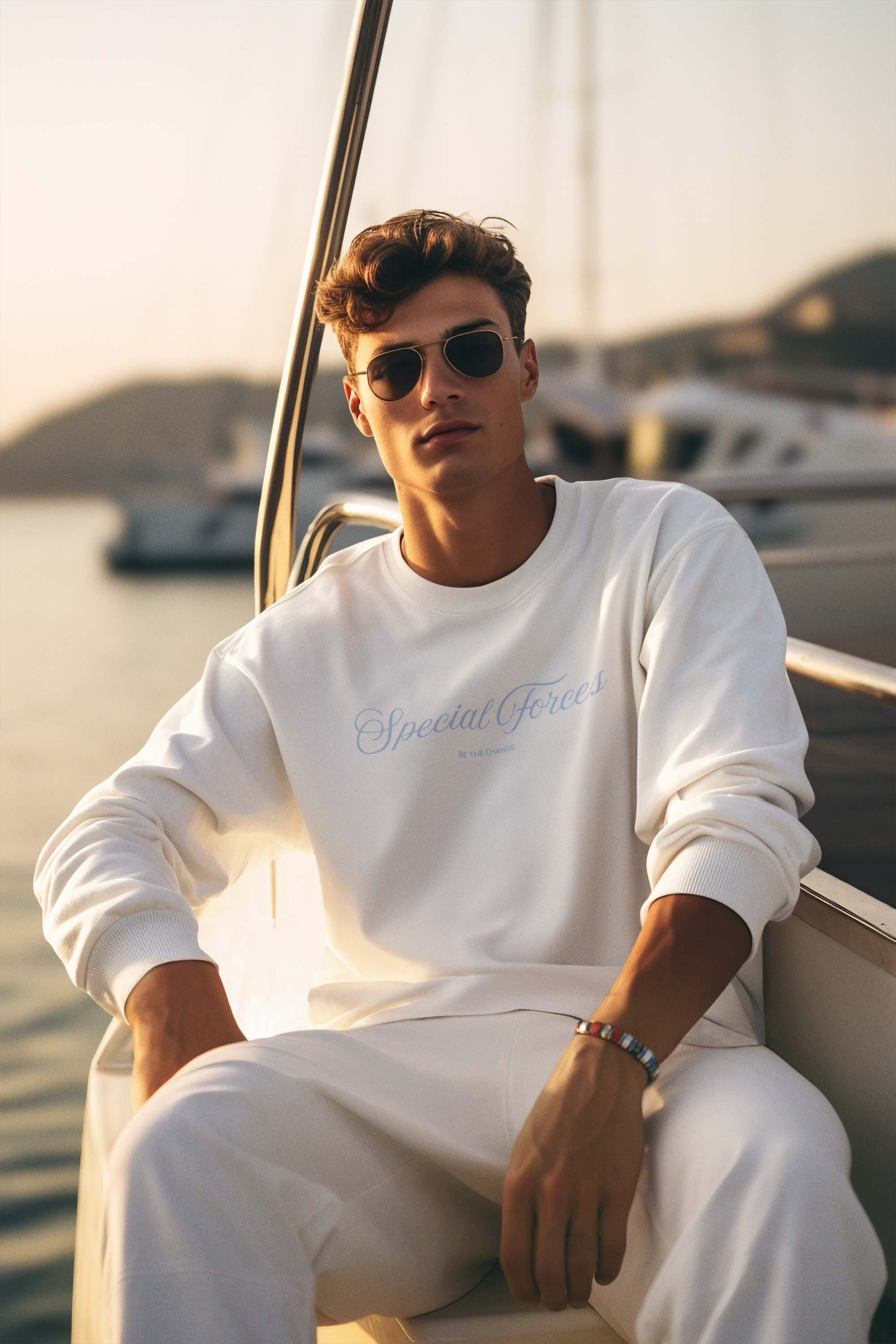 Minimalist Crewneck Sweatshirt - Cozy Gift, Casual Wear, Unisex Fashion, Comfortable Layering, Special Occasion Sweatshirt product thumbnail image