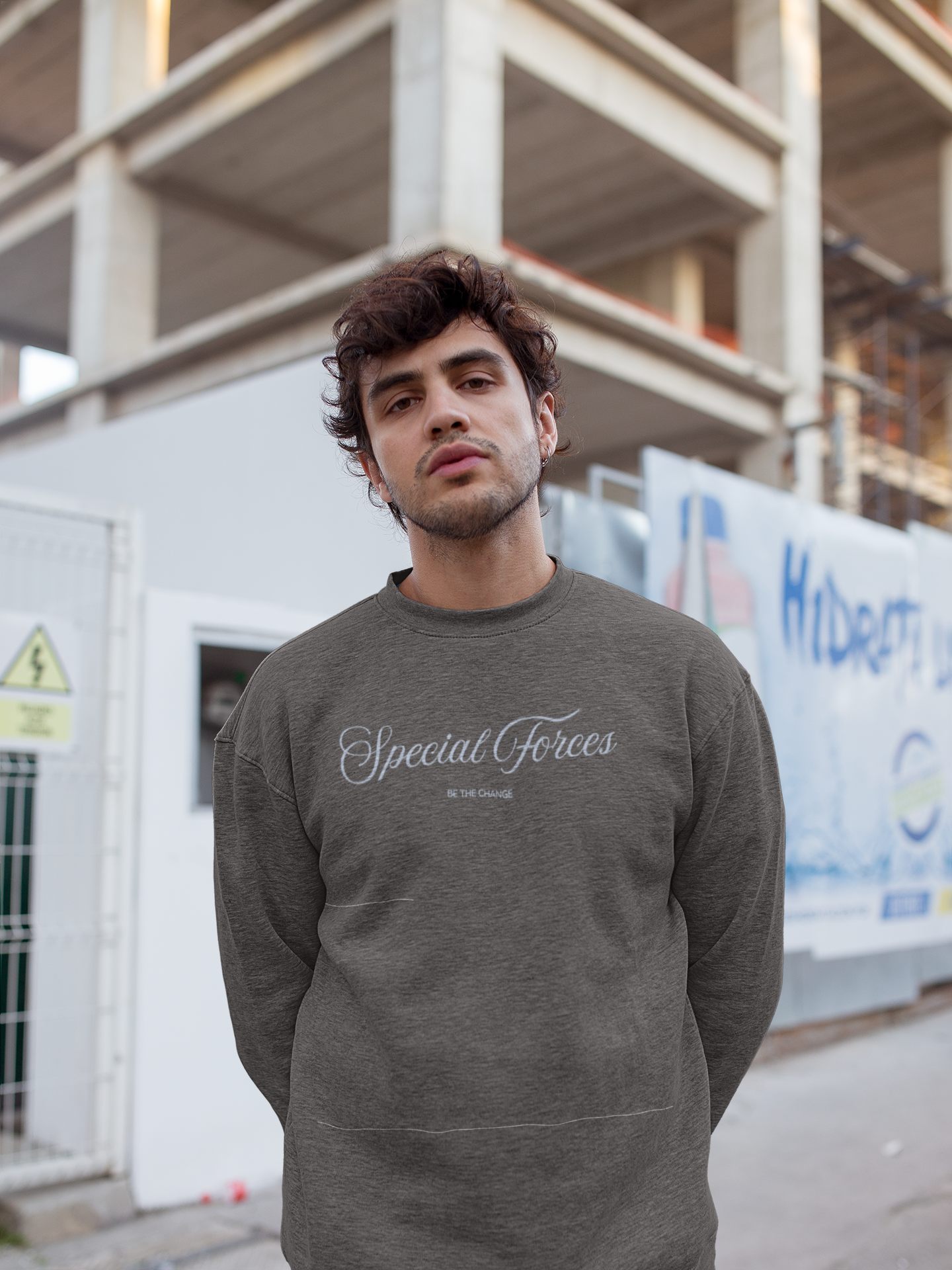 Minimalist Crewneck Sweatshirt - Cozy Gift, Casual Wear, Unisex Fashion, Comfortable Layering, Special Occasion Sweatshirt product thumbnail image