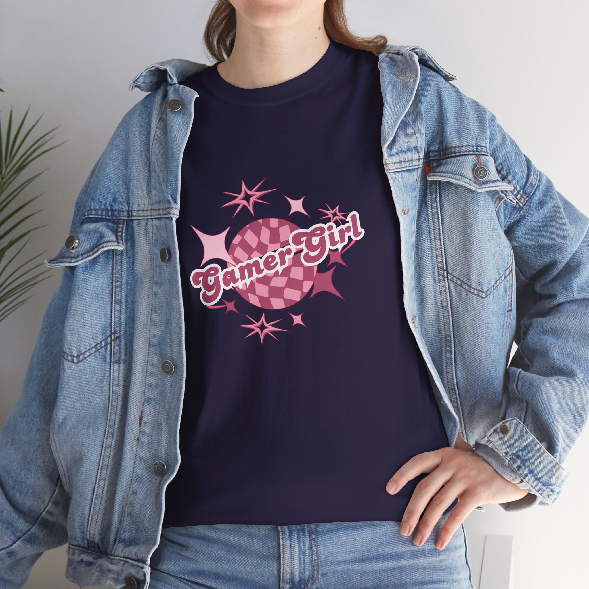 Gamer Girl Tee, Cute Graphic T-Shirt for Gamers, Fun Gift for Birthdays, Casual Everyday Wear, Stylish Unisex Cotton Tee
