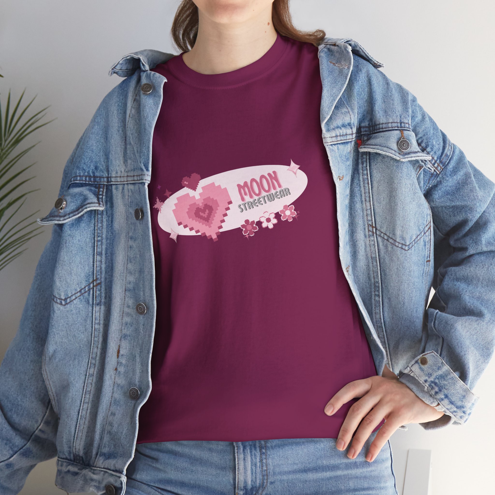 Cute Heart Tee, Casual Graphic T-Shirt, Unisex Cotton Top, Everyday Wear