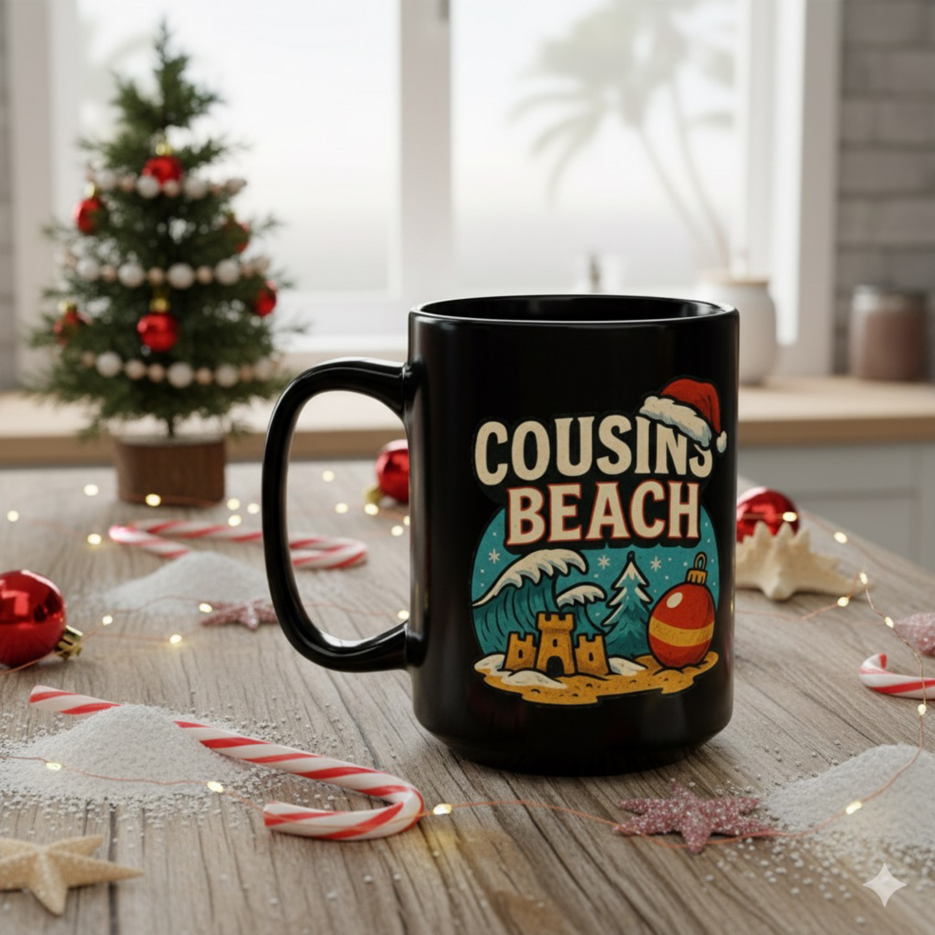 Cousins Beach Coffee Mug The Summer I Turned Pretty Holiday Beach Sandcastle  product thumbnail image