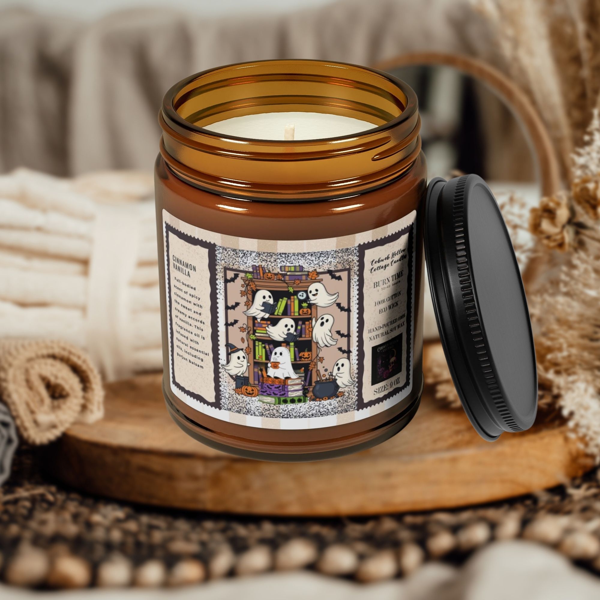 Bookish Ghost Candle product thumbnail image