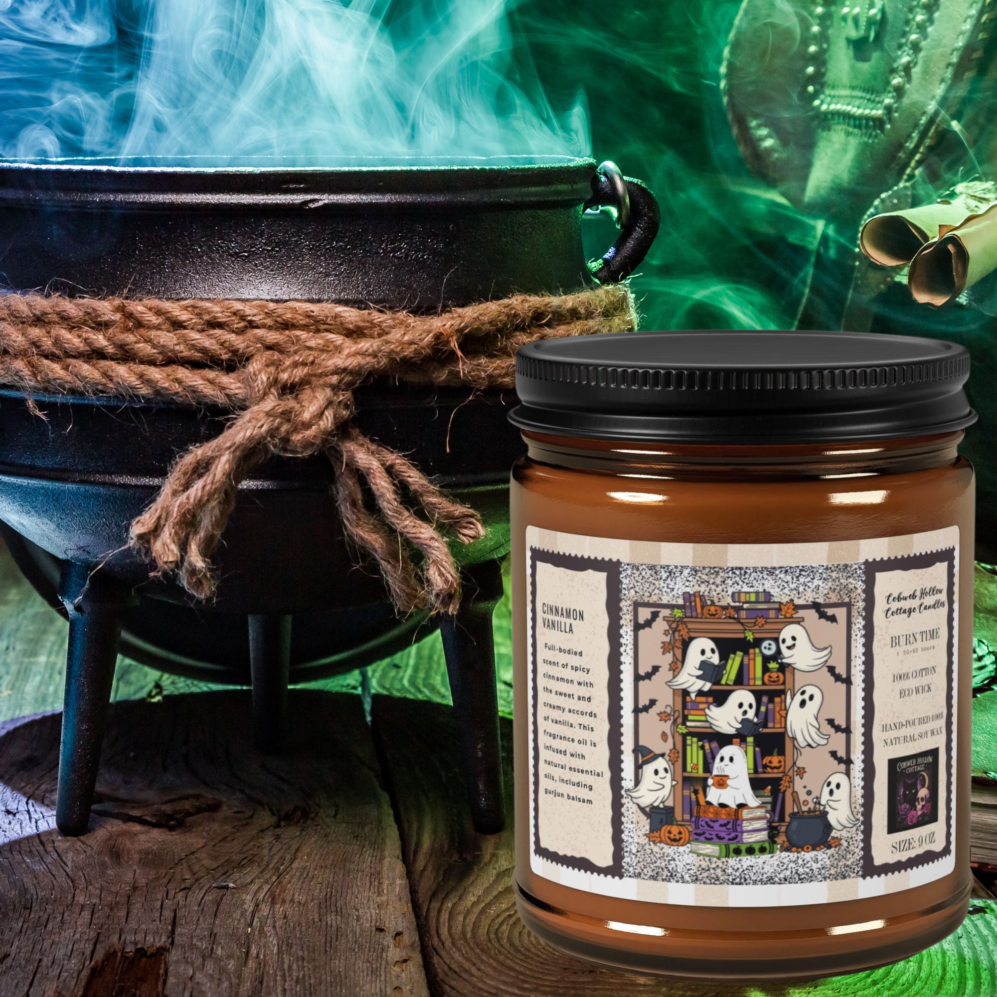 Bookish Ghost Candle product thumbnail image