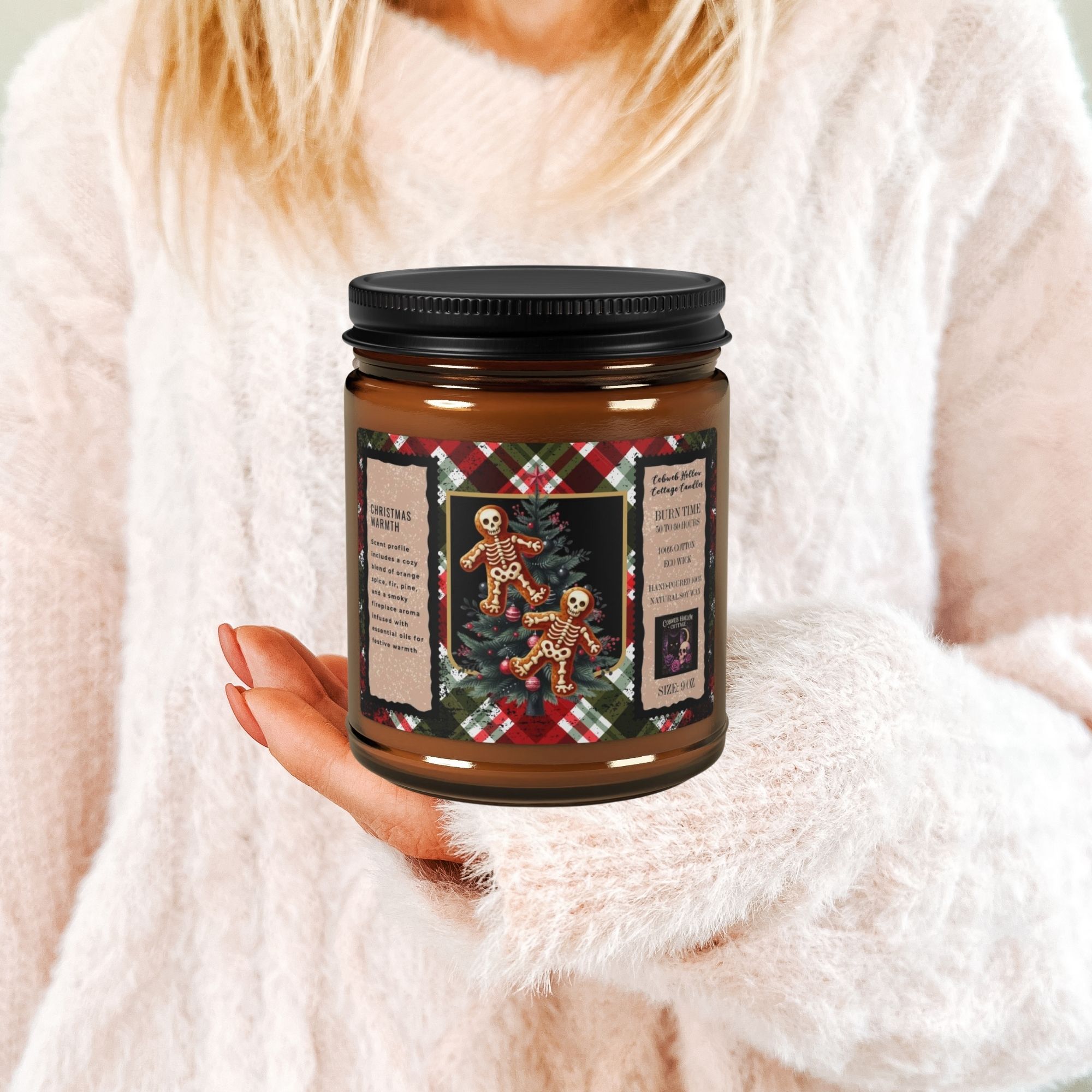 Christmas Skeletons Candle  product thumbnail image