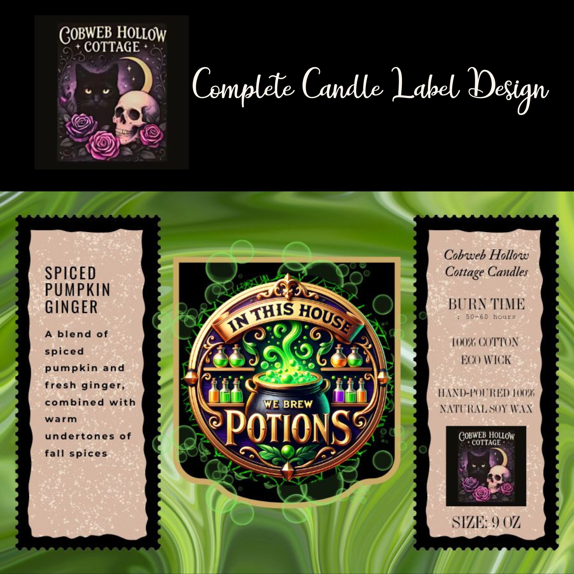Potion Brewing Soy Candle product thumbnail image