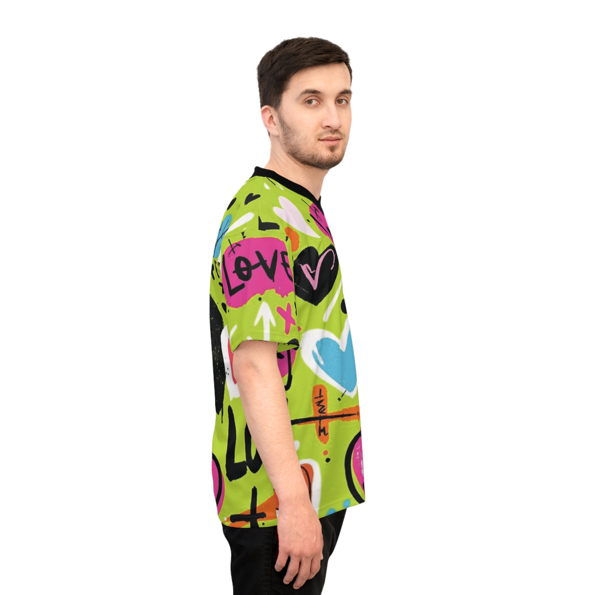 Personalized Pattern Jersey Shirt, Custom Sports Tee, All Day Apparel, Holiday, Birthday Unique Gift for Her/Him product thumbnail image