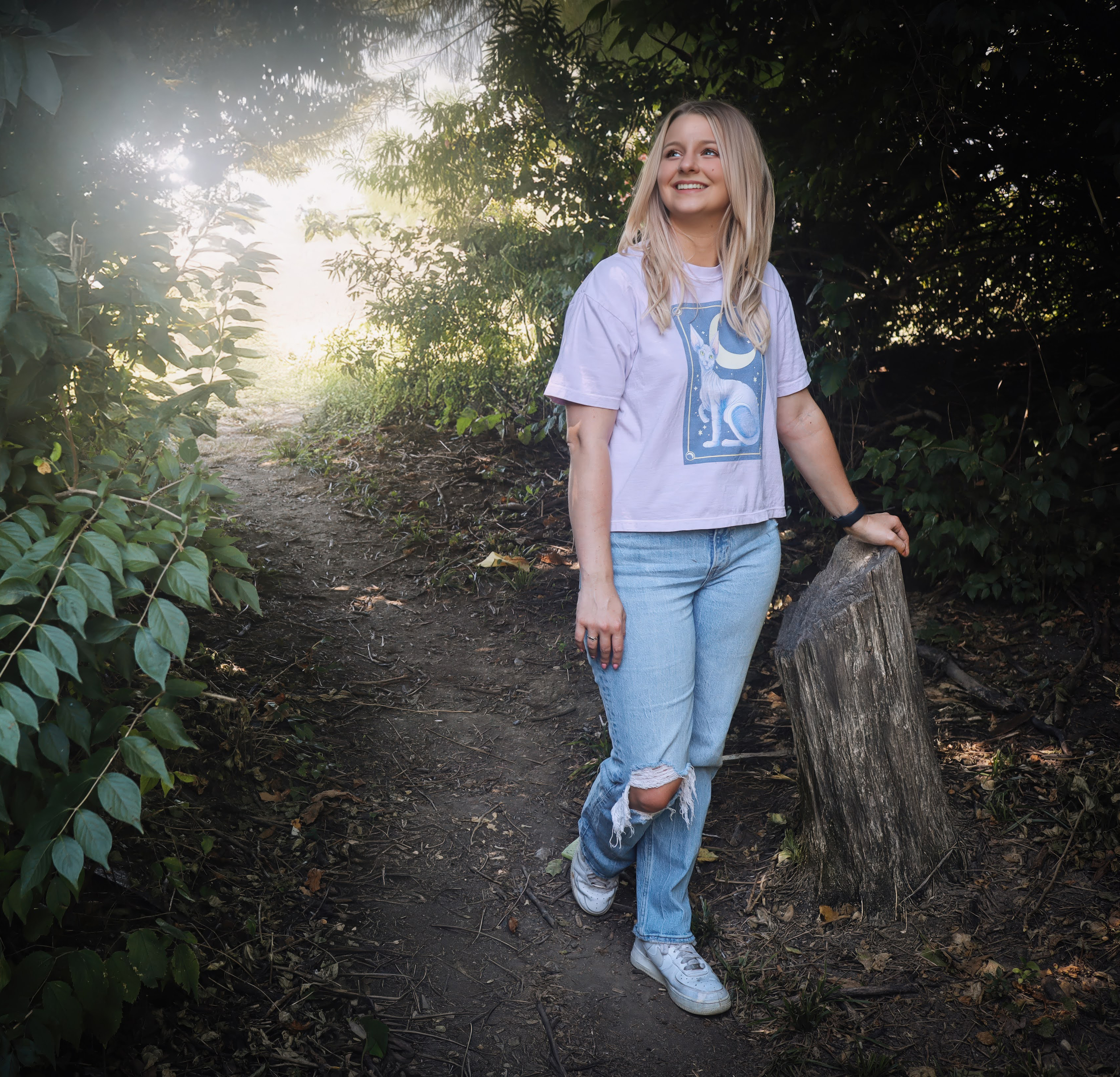 Witchy Kitty Cropped Tee product thumbnail image Witchy Kitty Cropped Tee product thumbnail image