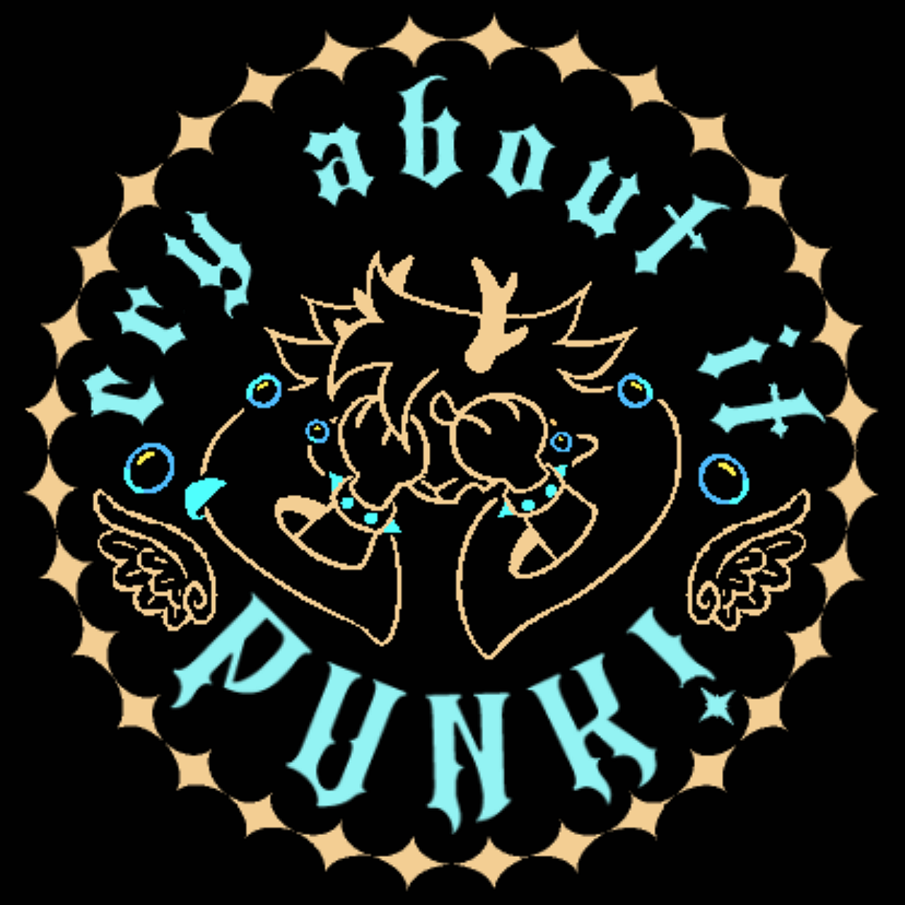 Cry About It Punk! - Iron-On Patch product thumbnail image Cry About It Punk! - Iron-On Patch product thumbnail image