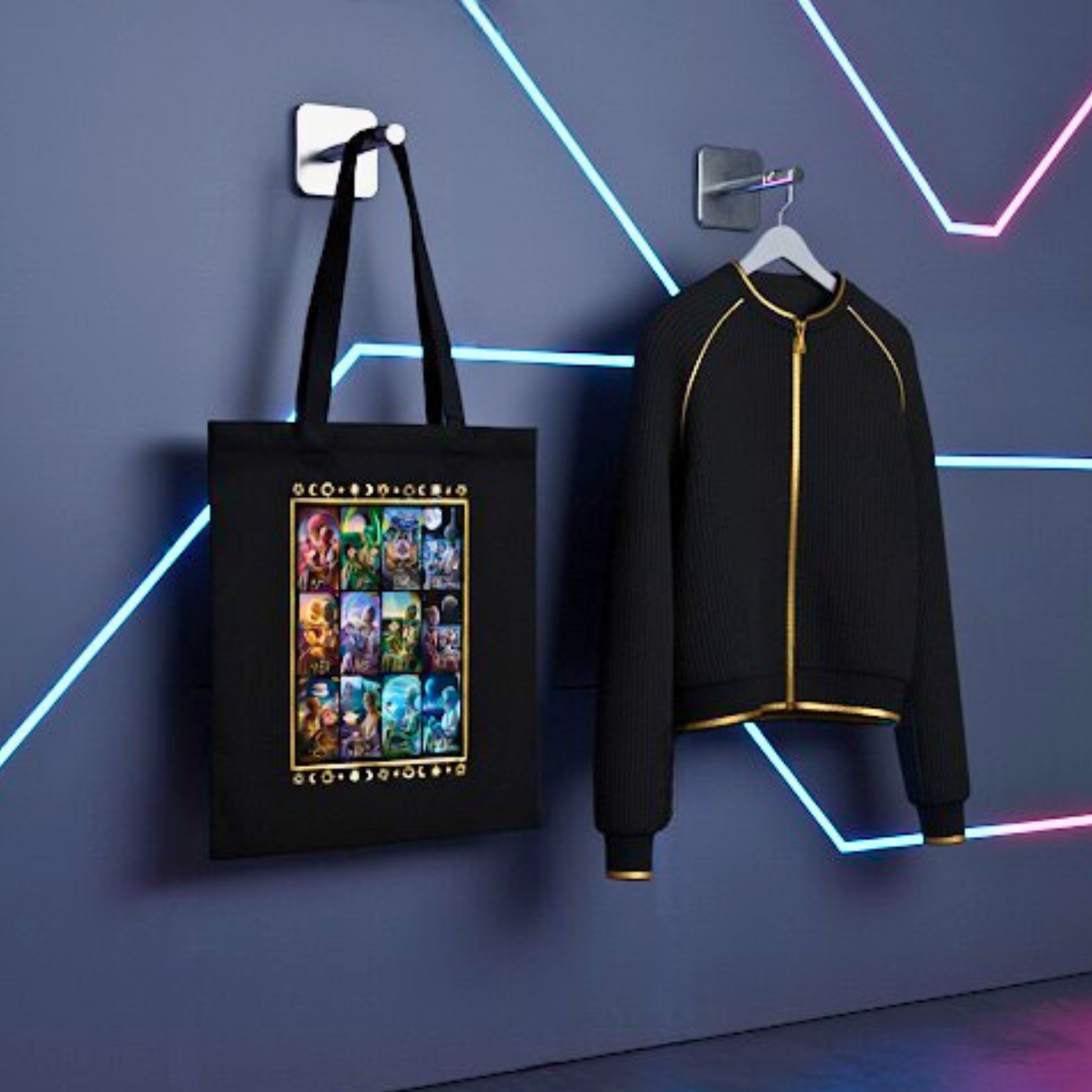 Alien Astrology Tote Bag  product thumbnail image